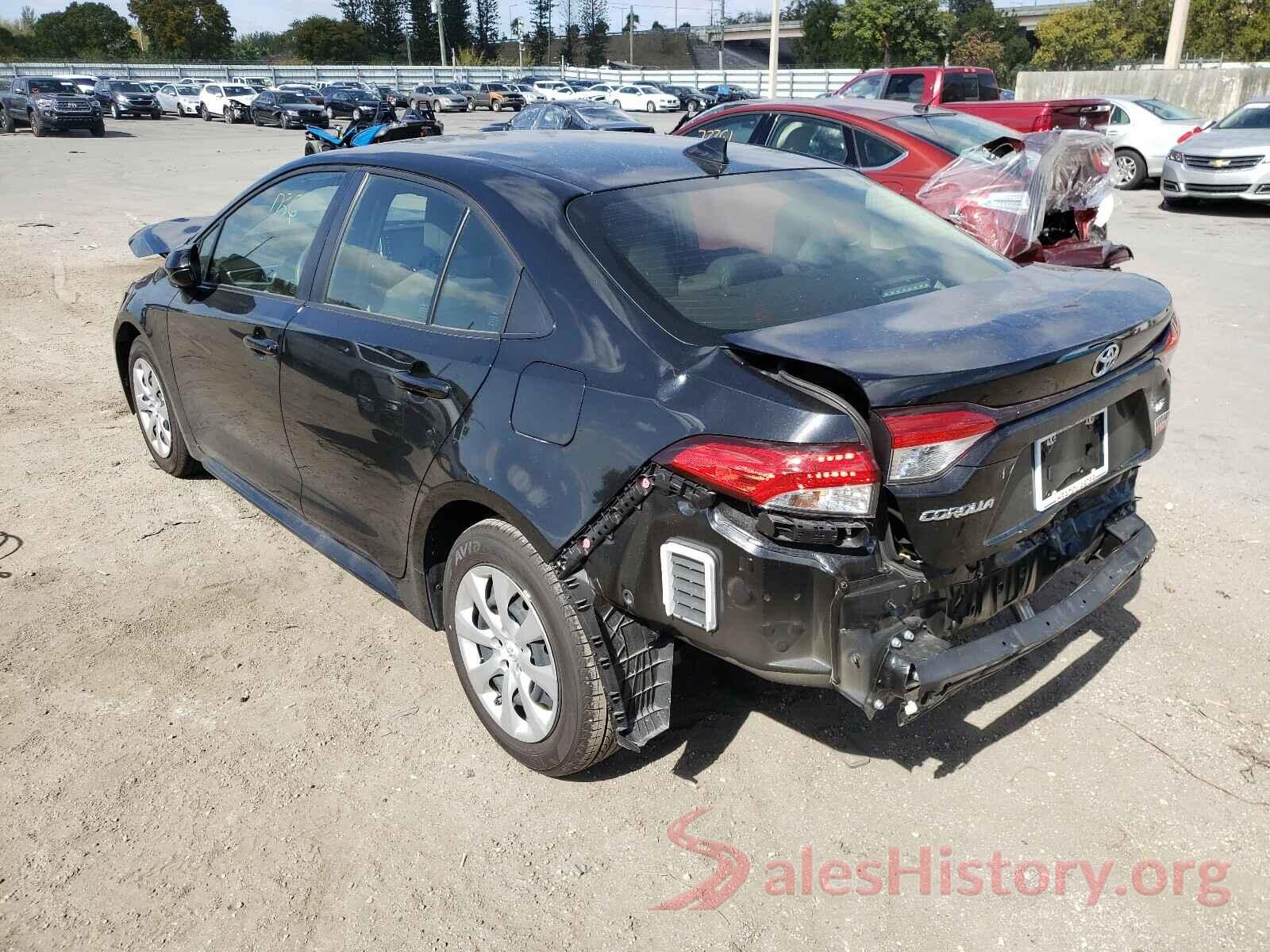 JTDEPMAE1MJ119498 2021 TOYOTA COROLLA