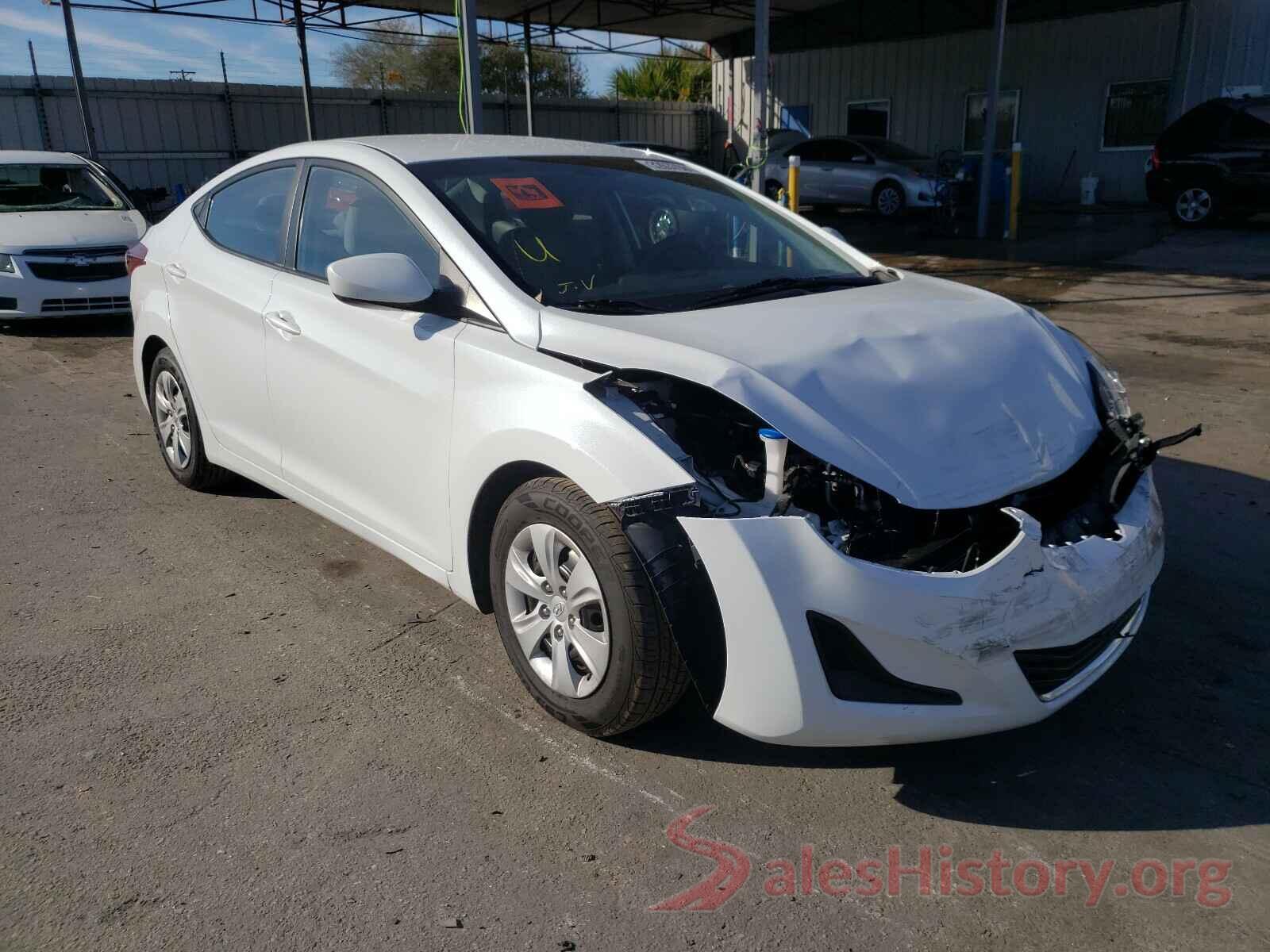 5NPDH4AE7GH704530 2016 HYUNDAI ELANTRA