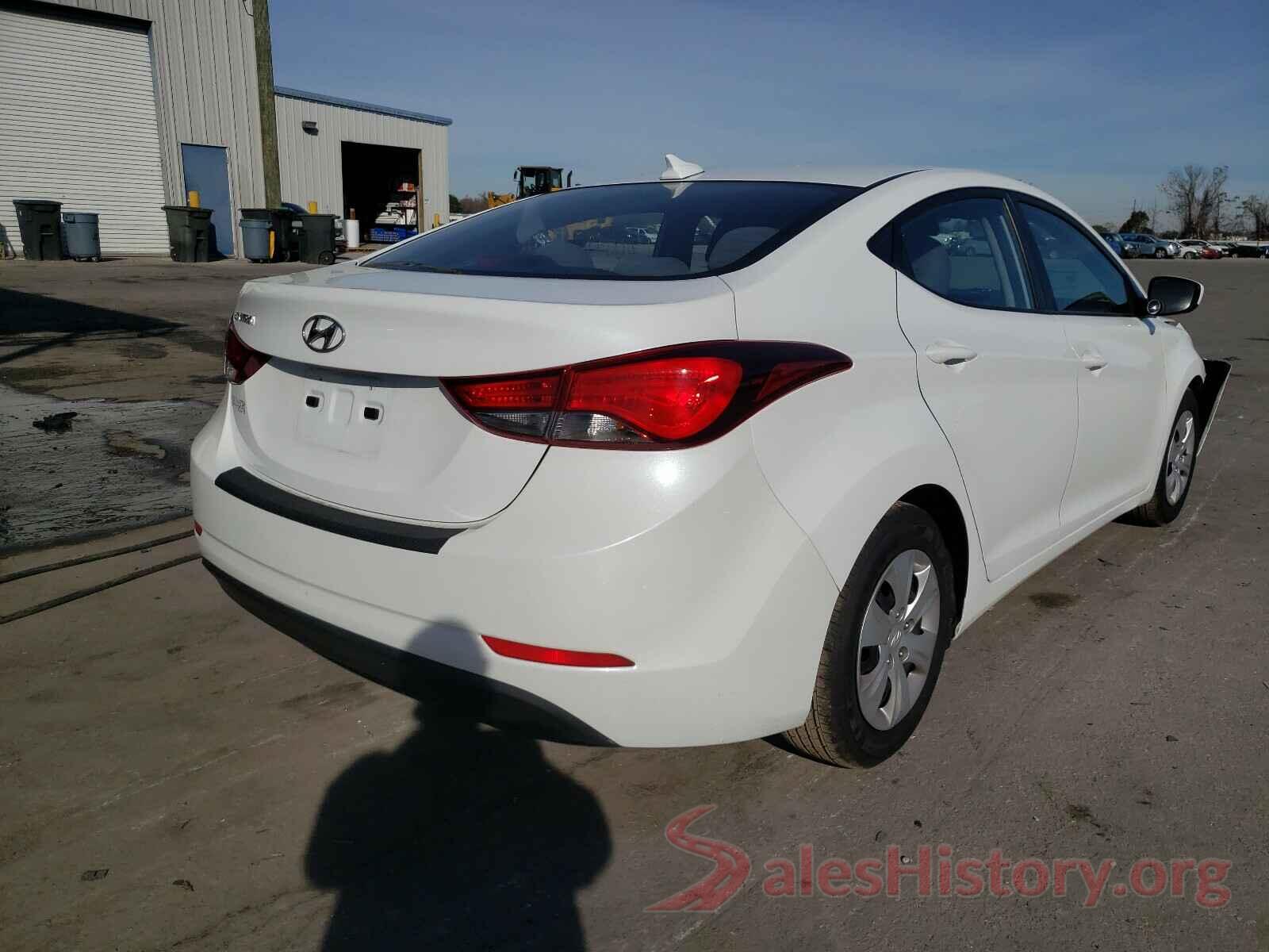 5NPDH4AE7GH704530 2016 HYUNDAI ELANTRA