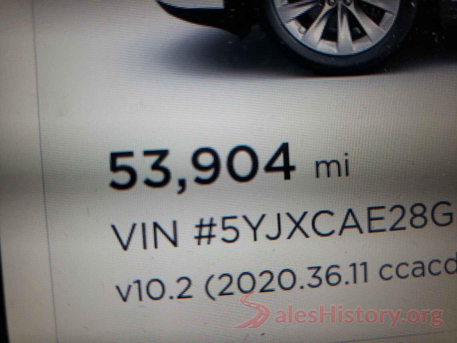 5YJXCAE28GF013354 2016 TESLA MODEL X