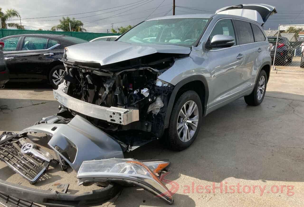 5TDZKRFH1GS127821 2016 TOYOTA HIGHLANDER