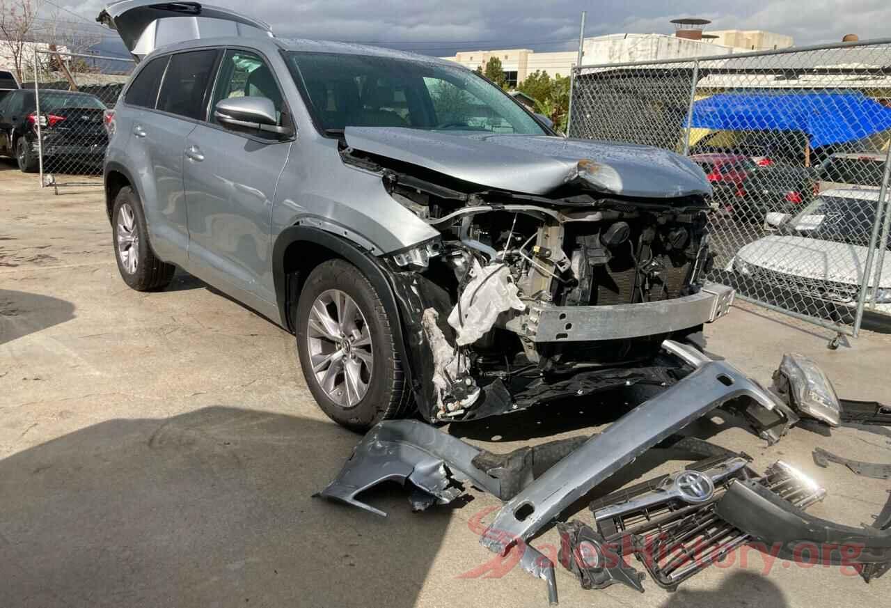 5TDZKRFH1GS127821 2016 TOYOTA HIGHLANDER