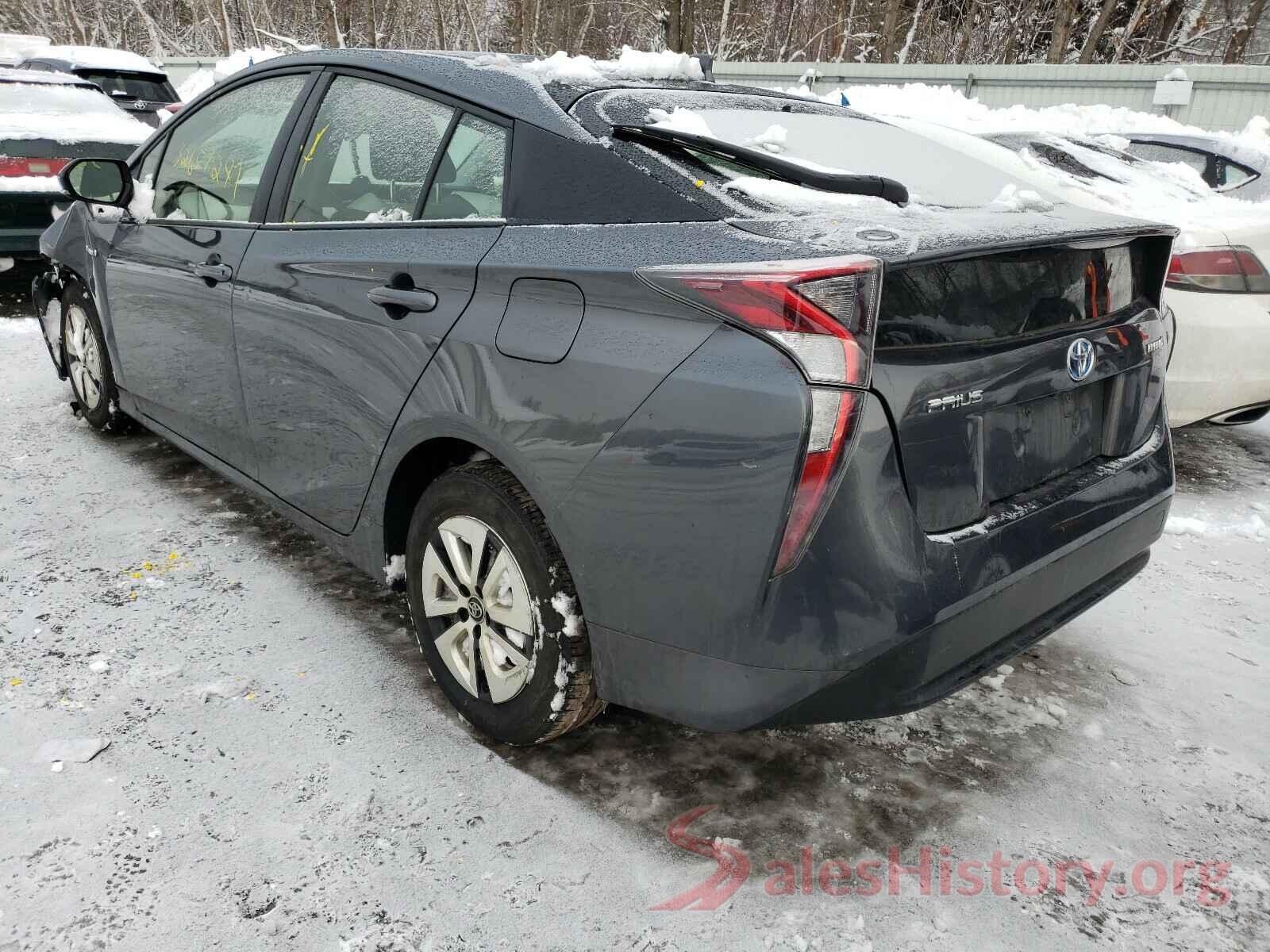 JTDKARFU6G3003434 2016 TOYOTA PRIUS