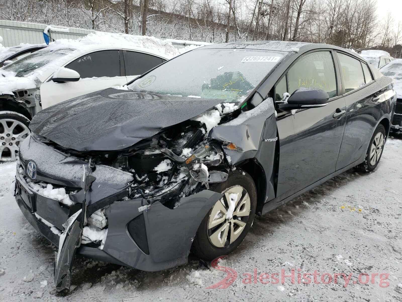 JTDKARFU6G3003434 2016 TOYOTA PRIUS