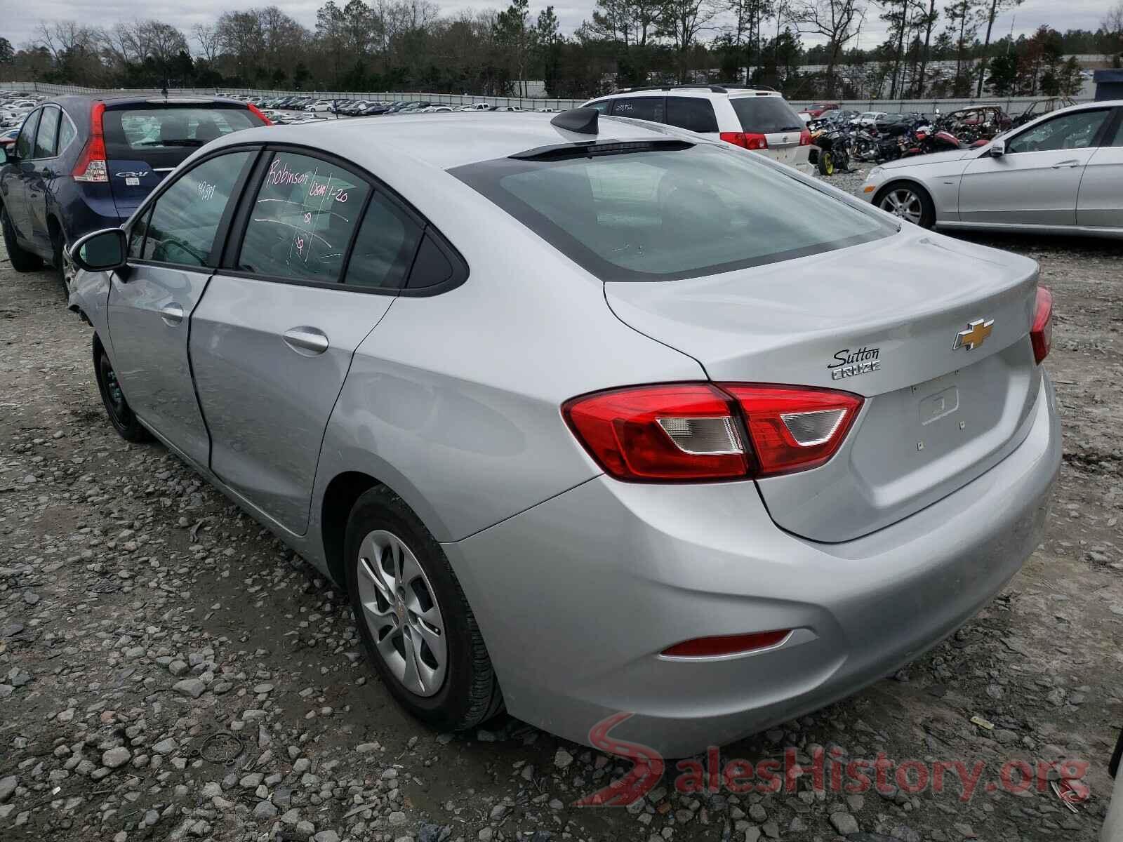 1G1BJ5SM2K7101336 2019 CHEVROLET CRUZE