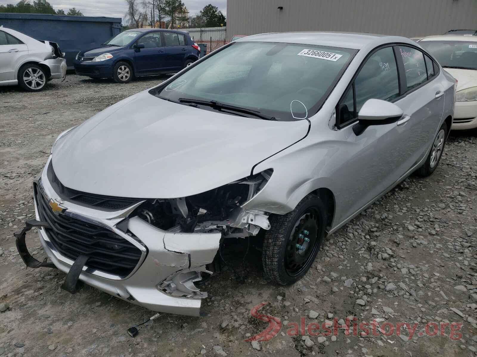 1G1BJ5SM2K7101336 2019 CHEVROLET CRUZE