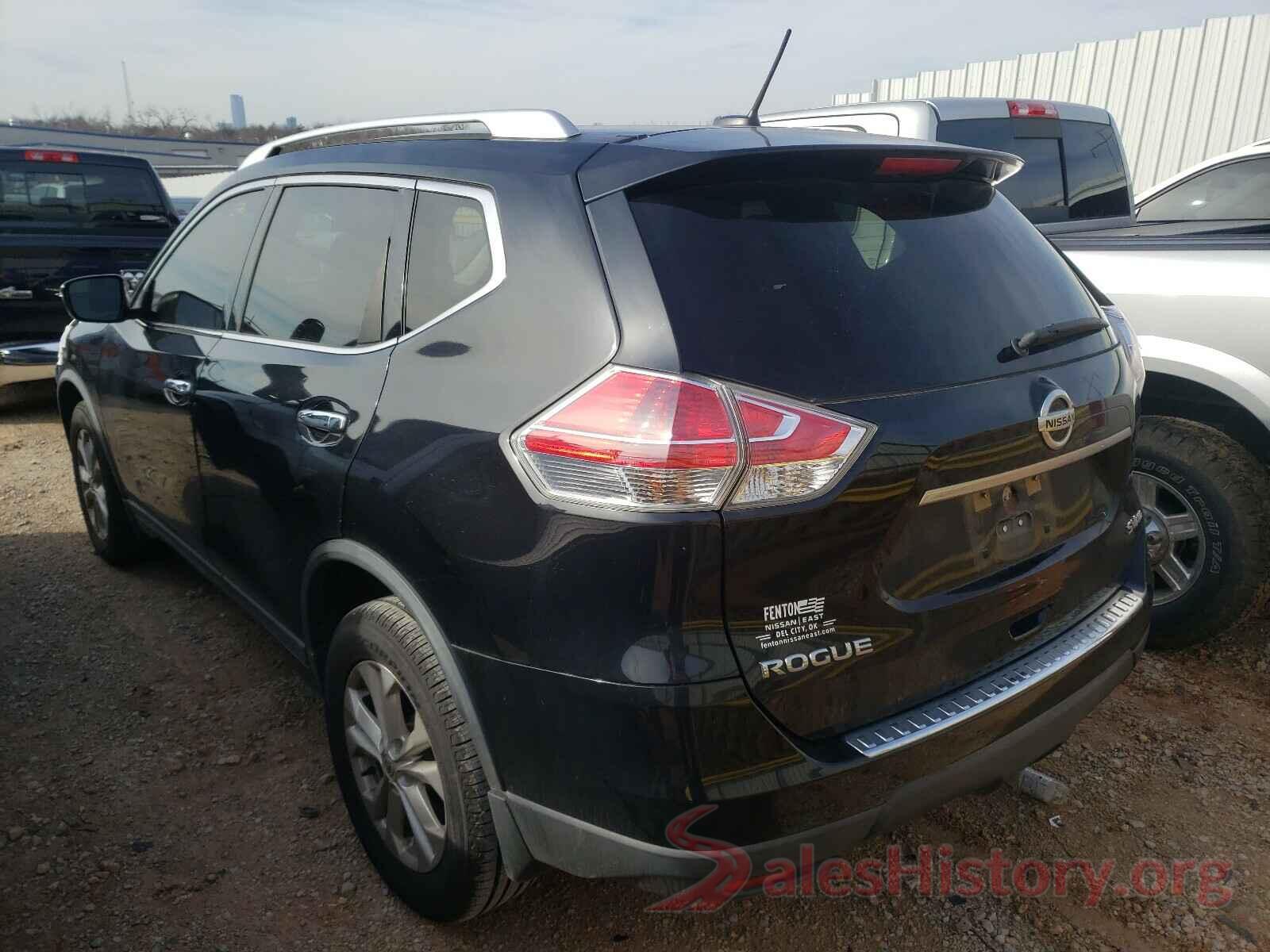 KNMAT2MV3GP675064 2016 NISSAN ROGUE