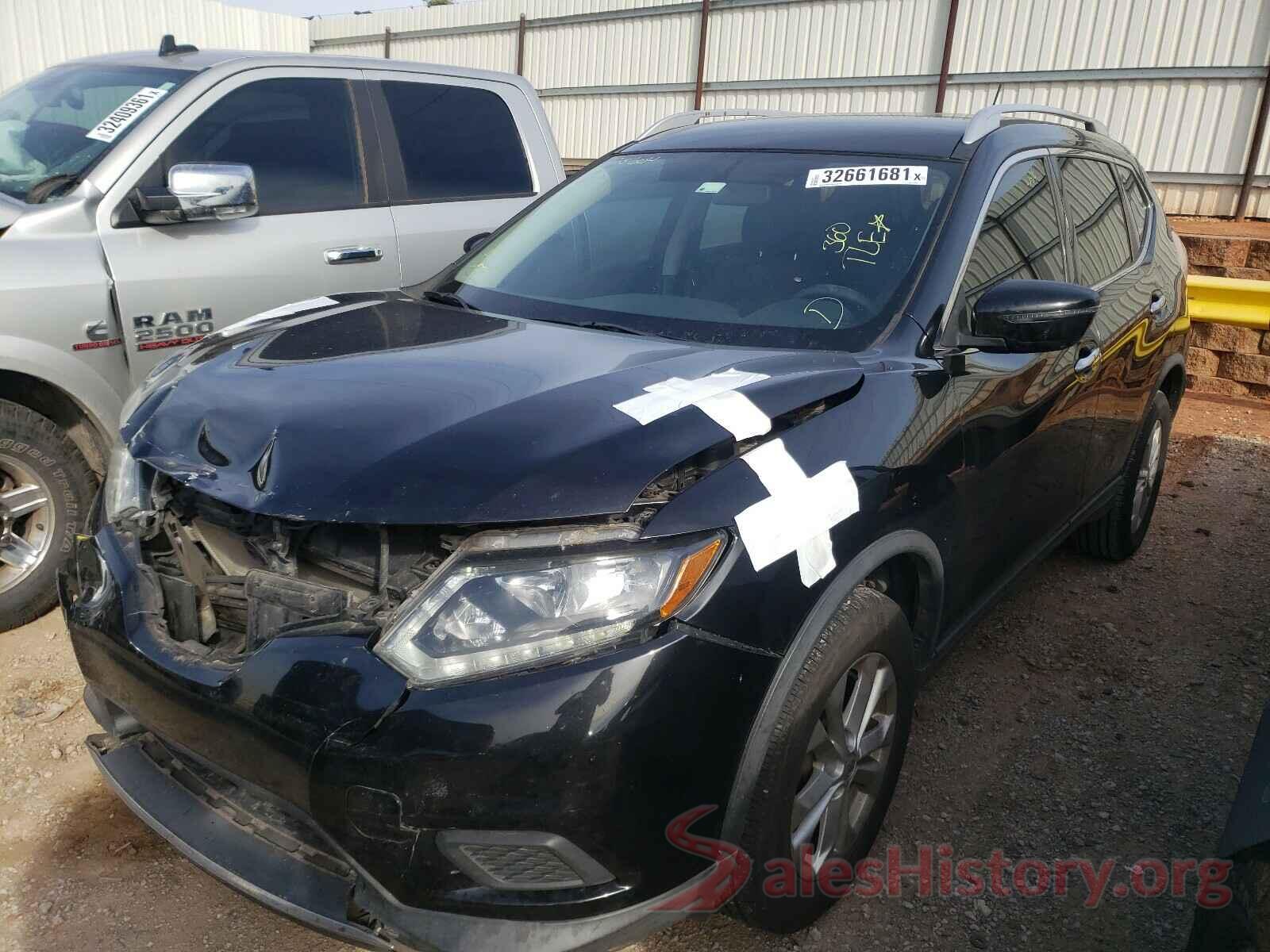 KNMAT2MV3GP675064 2016 NISSAN ROGUE