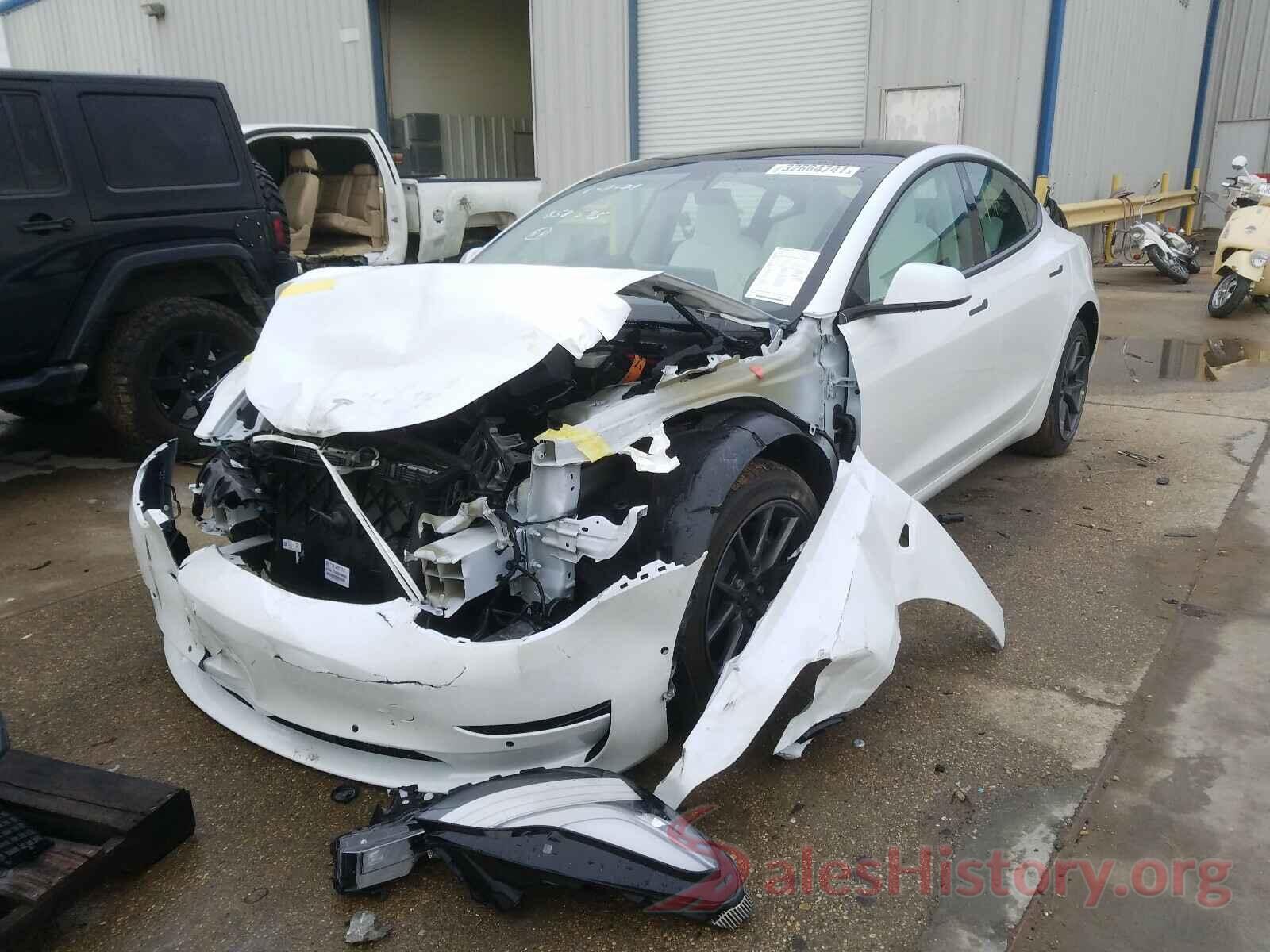 5YJ3E1EB8MF858595 2021 TESLA MODEL 3