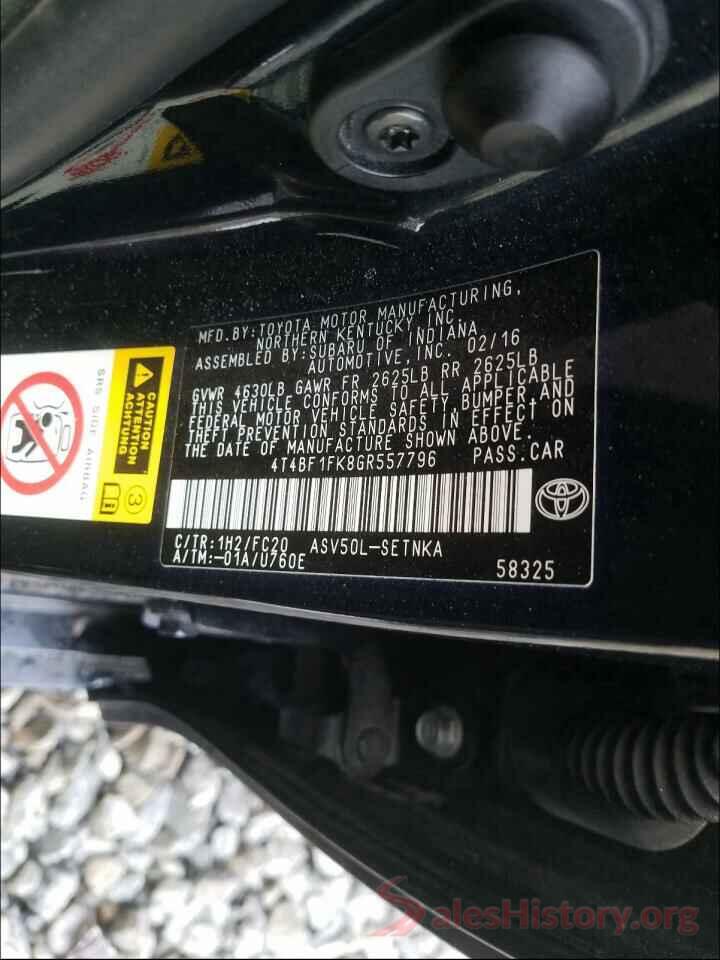 4T4BF1FK8GR557796 2016 TOYOTA CAMRY