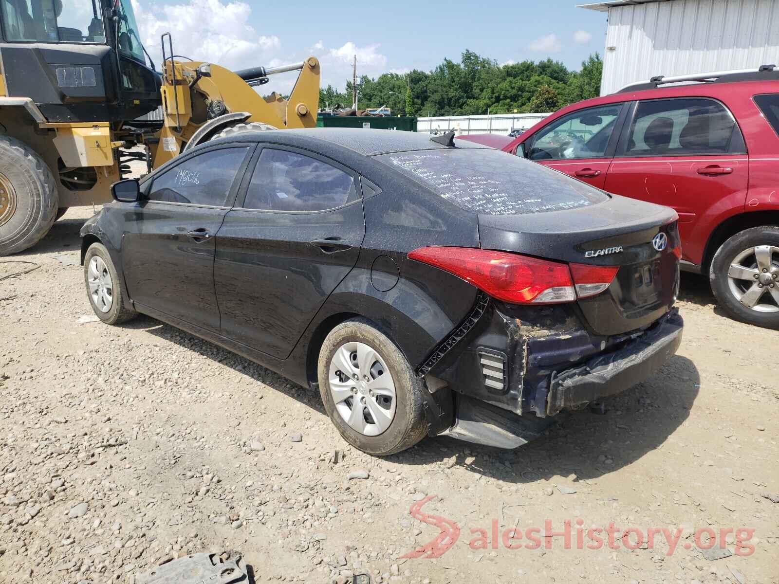 5NPDH4AE5GH742645 2016 HYUNDAI ELANTRA