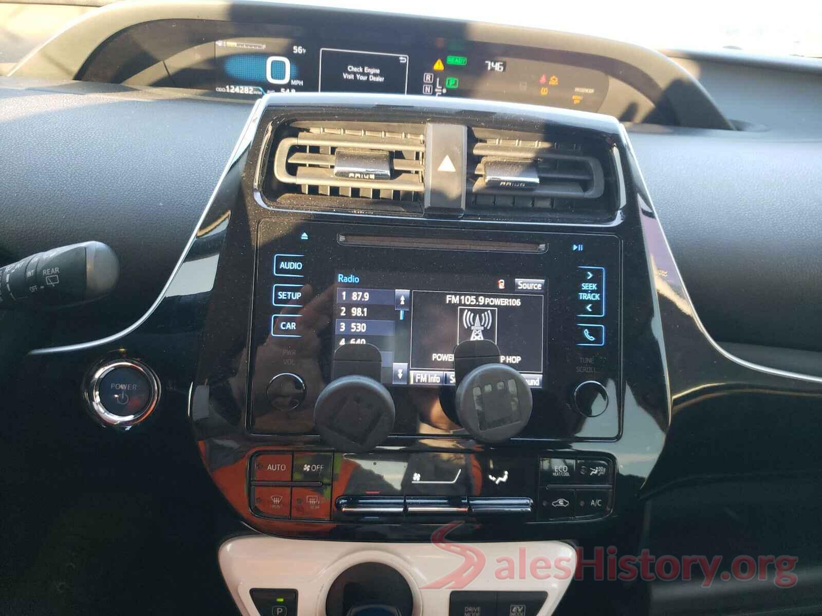 JTDKBRFU6G3500609 2016 TOYOTA PRIUS