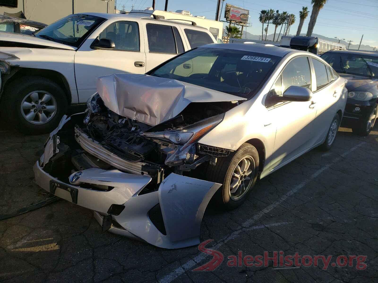 JTDKBRFU6G3500609 2016 TOYOTA PRIUS