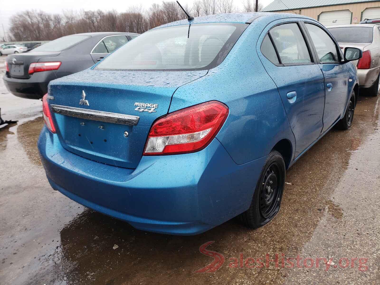 ML32F3FJ8HH004614 2017 MITSUBISHI MIRAGE