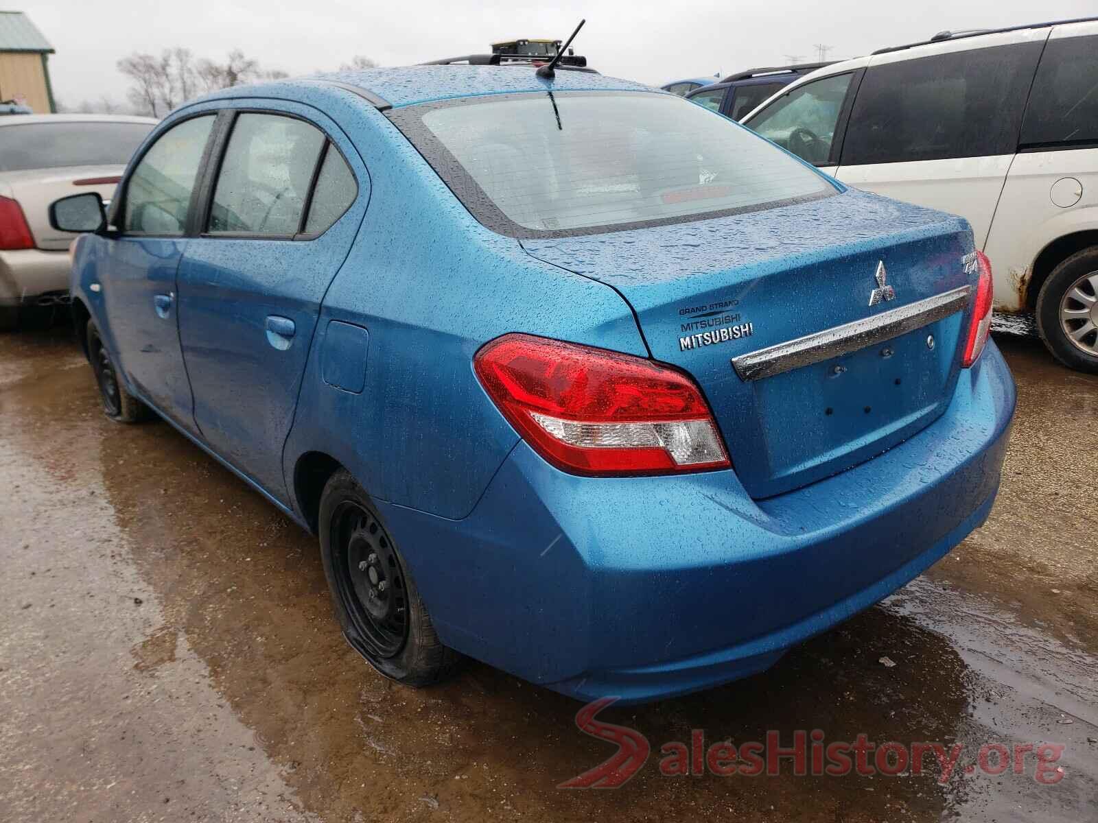 ML32F3FJ8HH004614 2017 MITSUBISHI MIRAGE