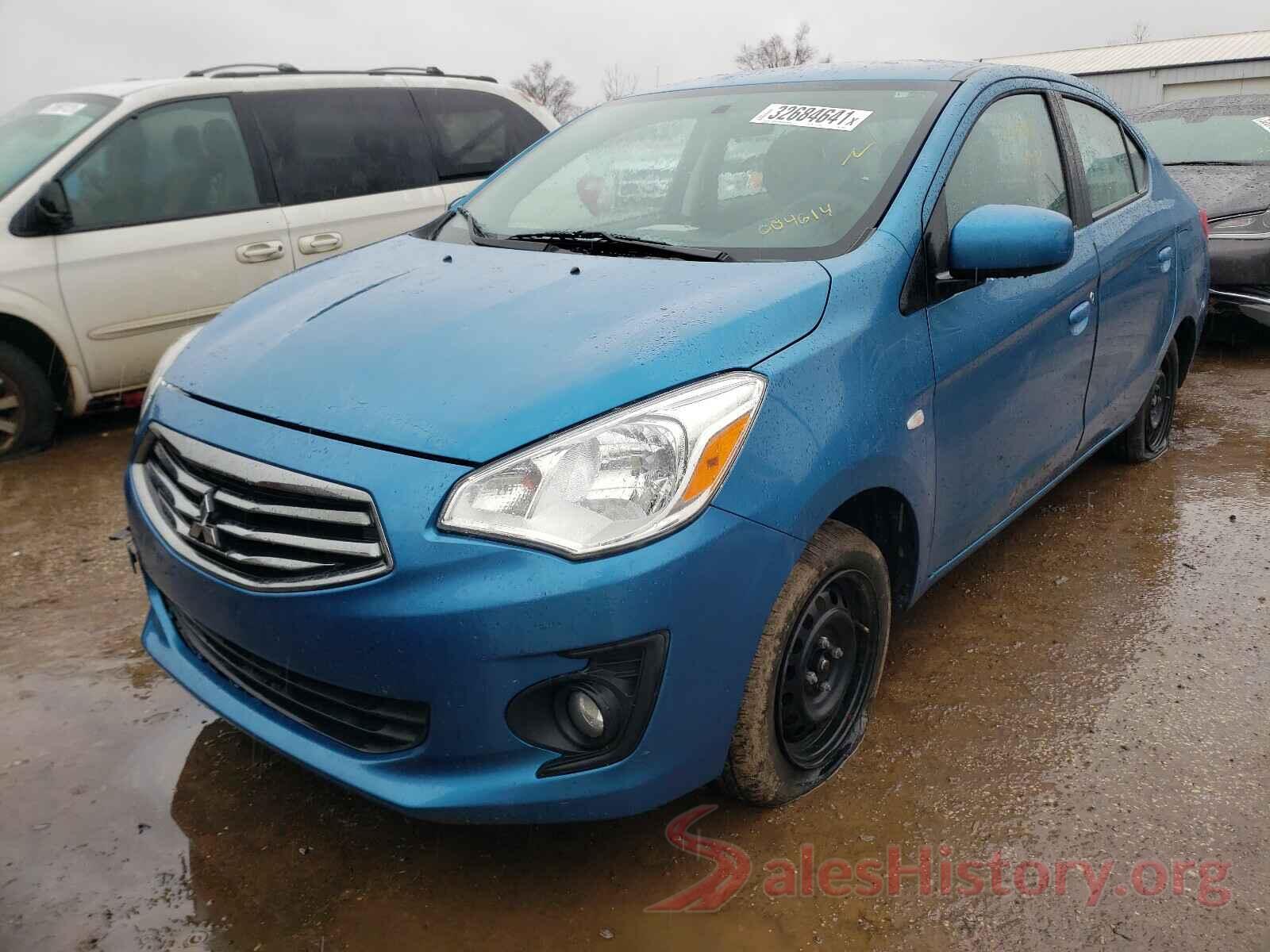 ML32F3FJ8HH004614 2017 MITSUBISHI MIRAGE