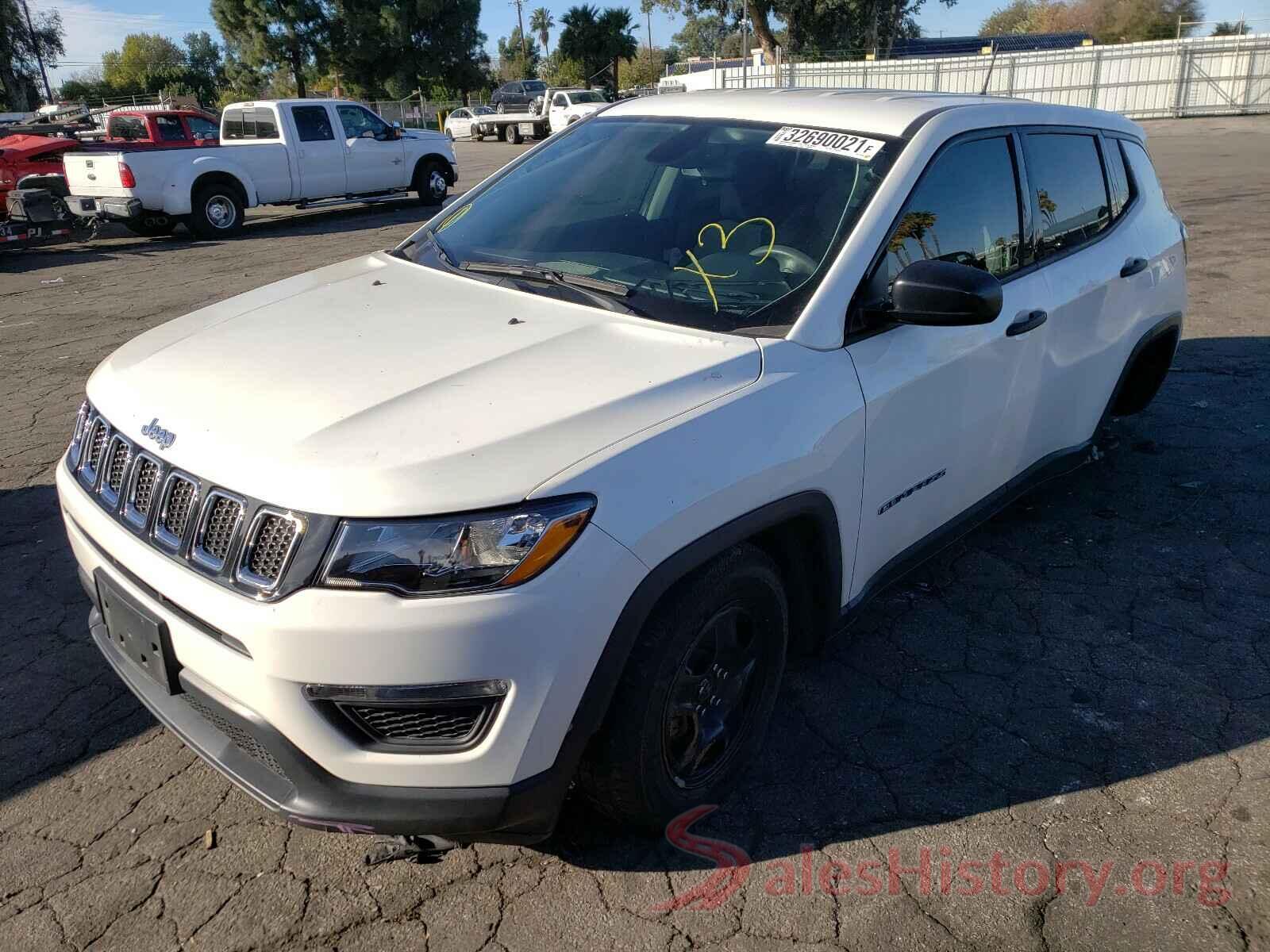 3C4NJCAB6KT614853 2019 JEEP COMPASS