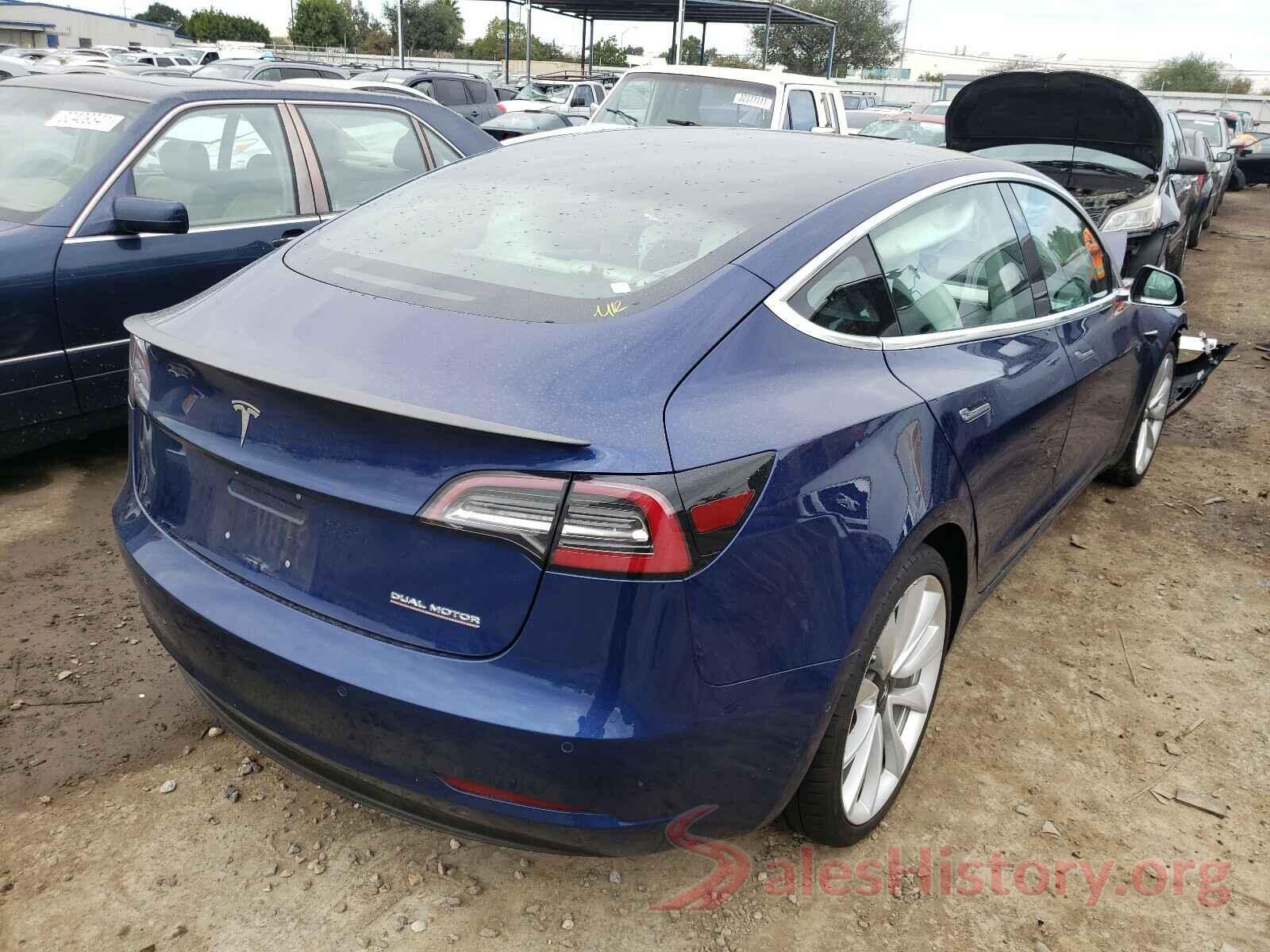 5YJ3E1EB7JF080964 2018 TESLA MODEL 3