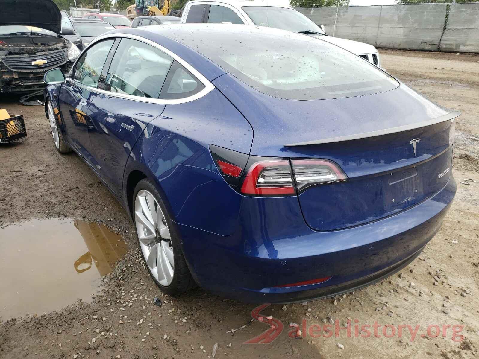 5YJ3E1EB7JF080964 2018 TESLA MODEL 3