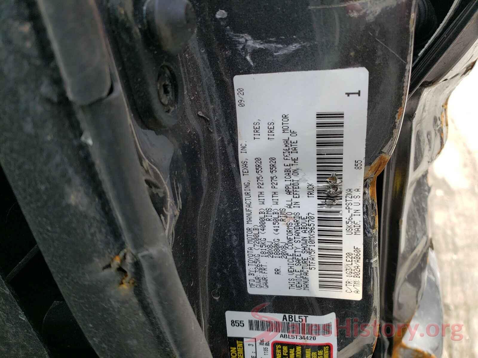 5TFAY5F10MX965707 2021 TOYOTA TUNDRA