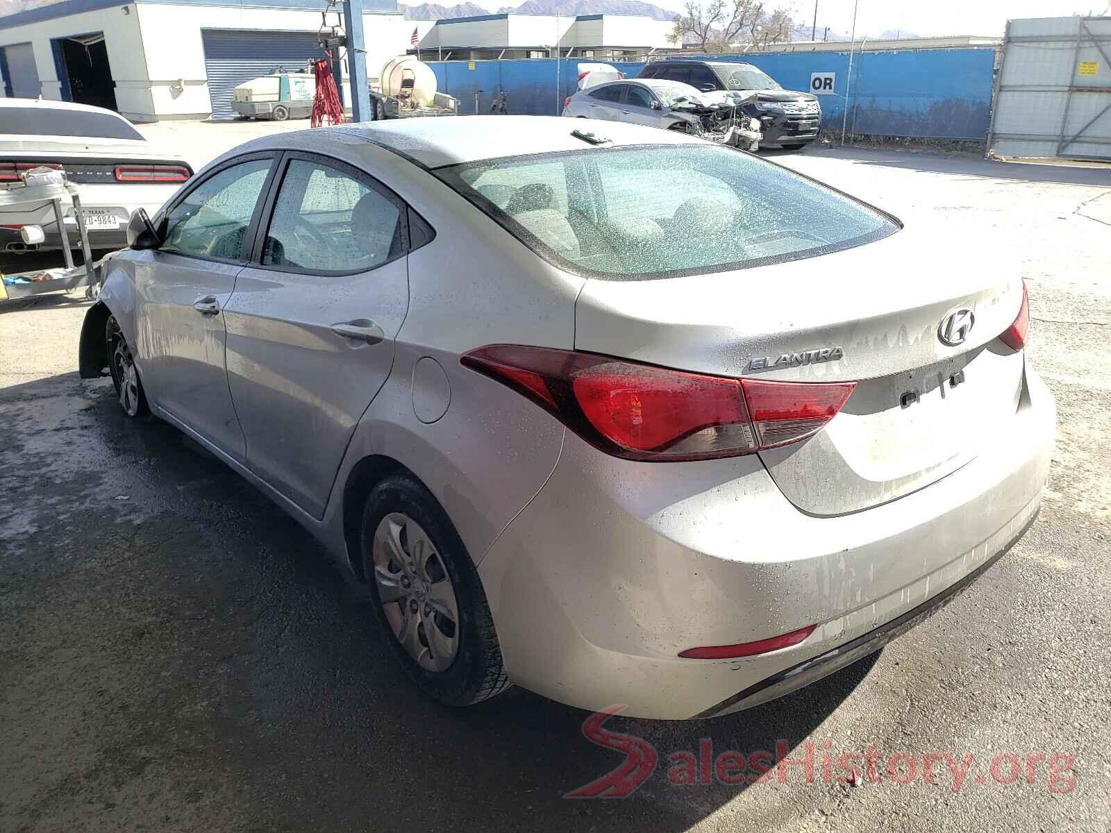 5NPDH4AE6GH793409 2016 HYUNDAI ELANTRA