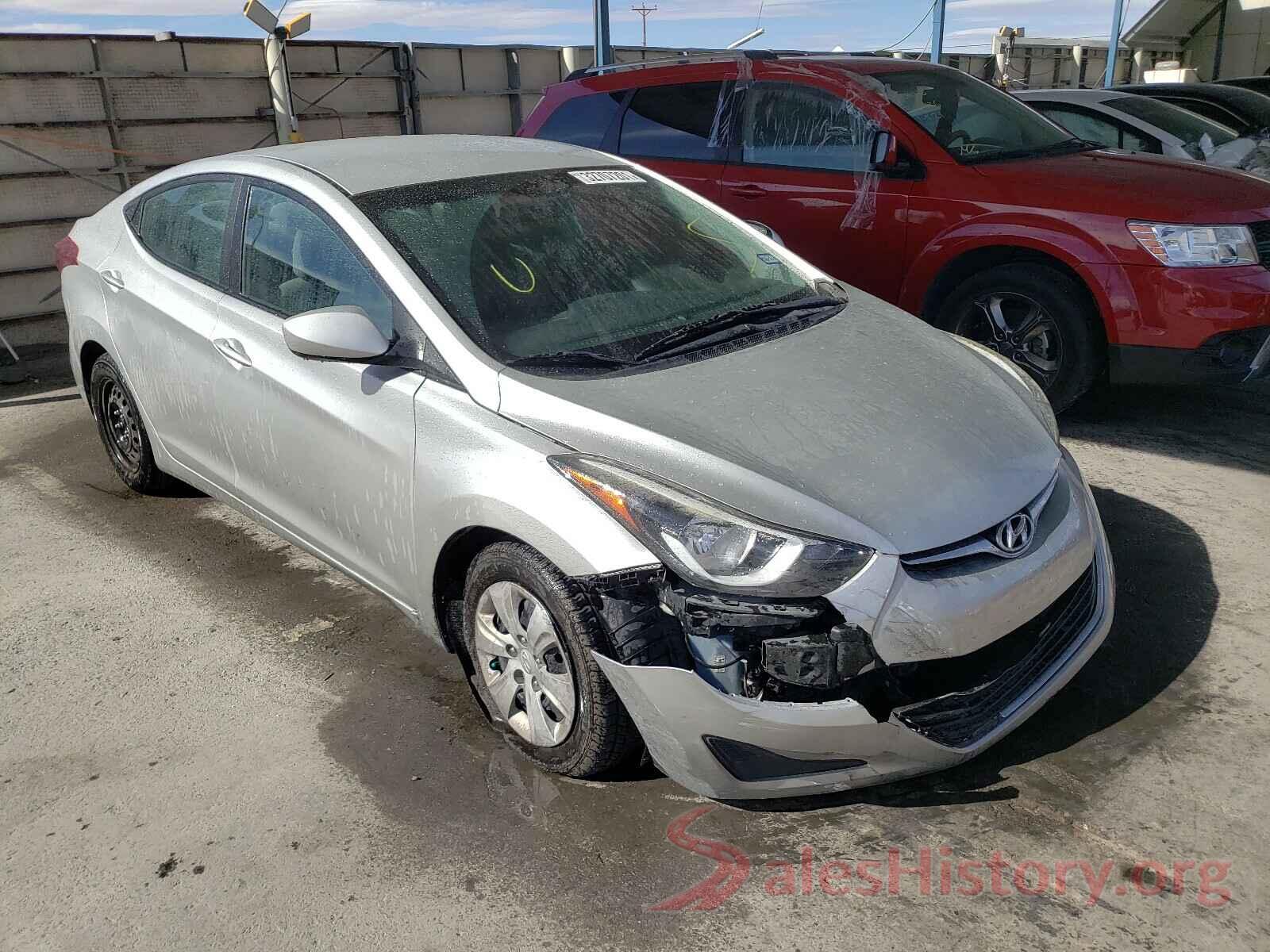 5NPDH4AE6GH793409 2016 HYUNDAI ELANTRA