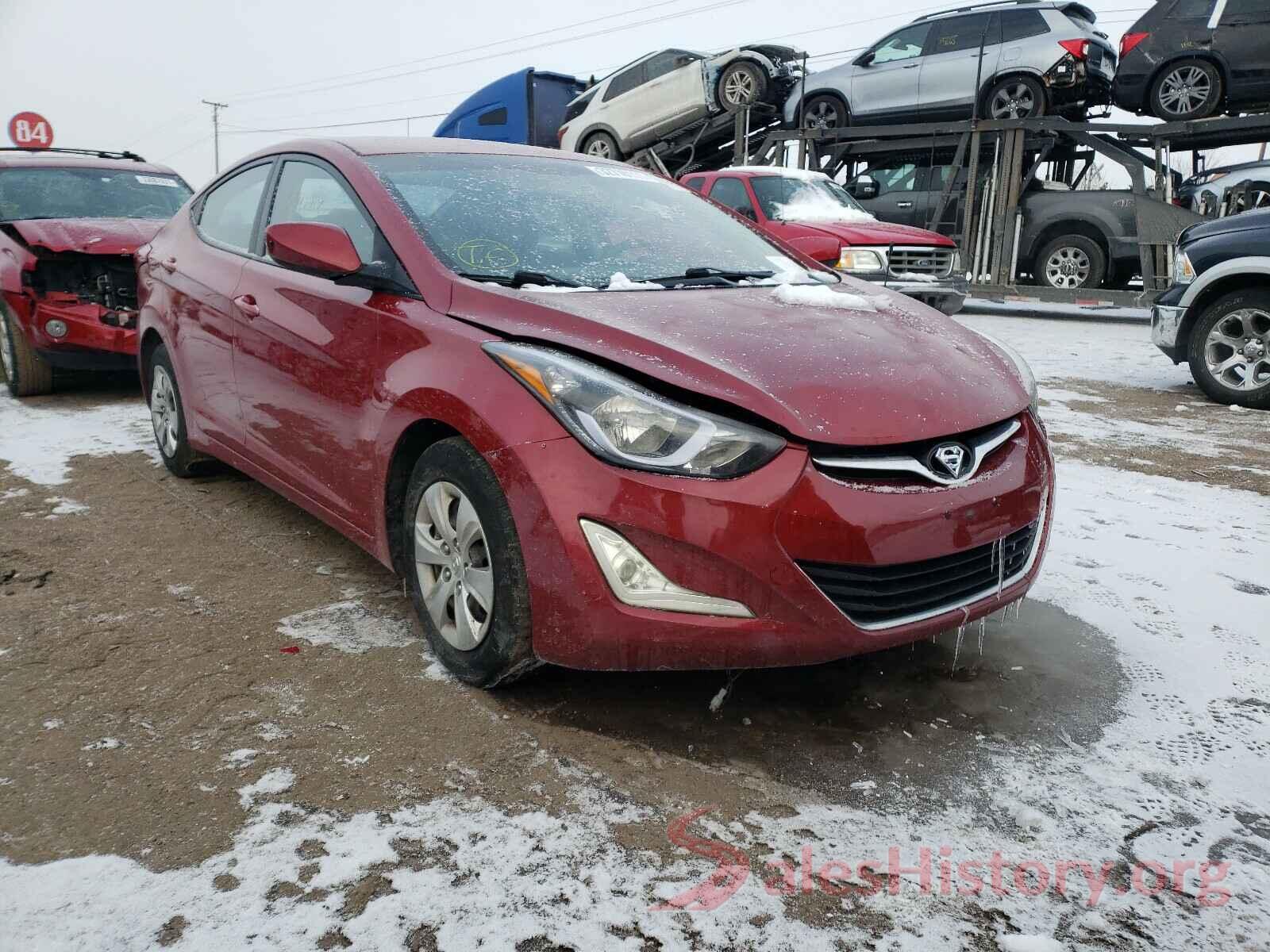 KMHDH4AE7GU599358 2016 HYUNDAI ELANTRA