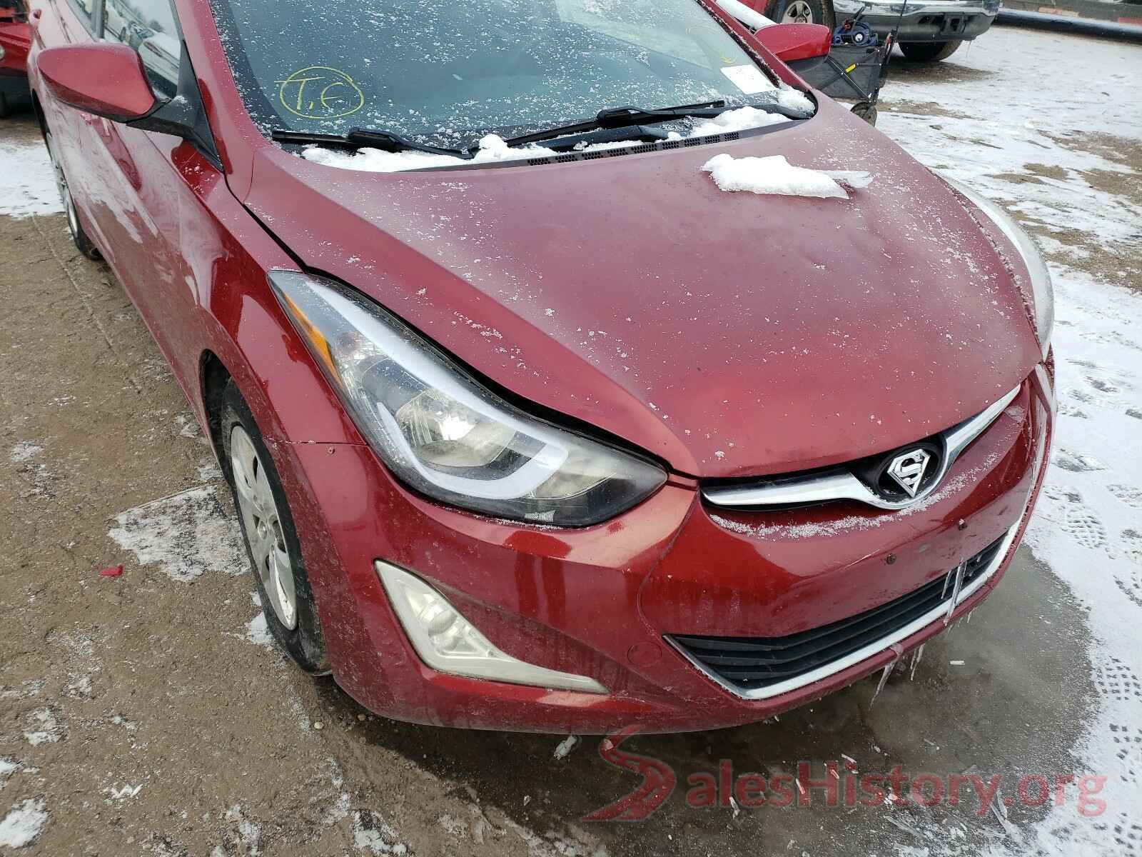 KMHDH4AE7GU599358 2016 HYUNDAI ELANTRA