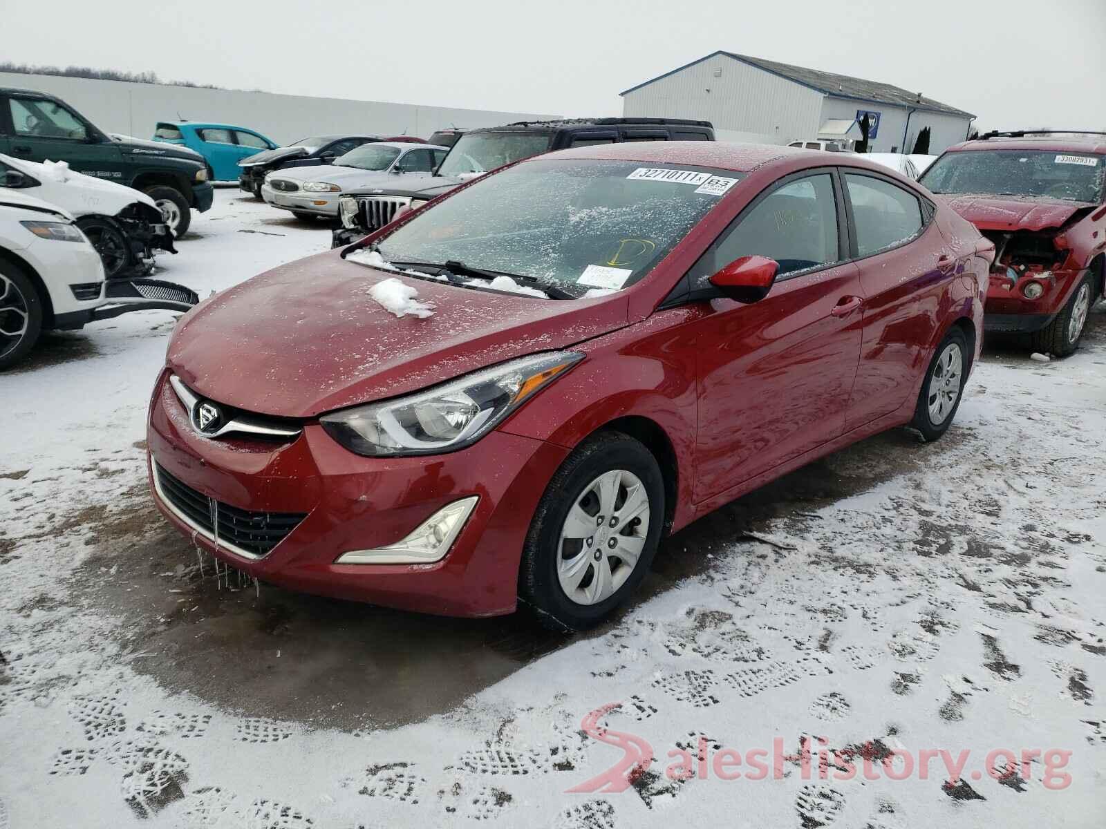 KMHDH4AE7GU599358 2016 HYUNDAI ELANTRA