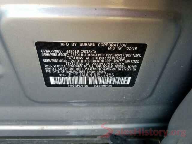 JF2SJADC4JH617485 2018 SUBARU FORESTER