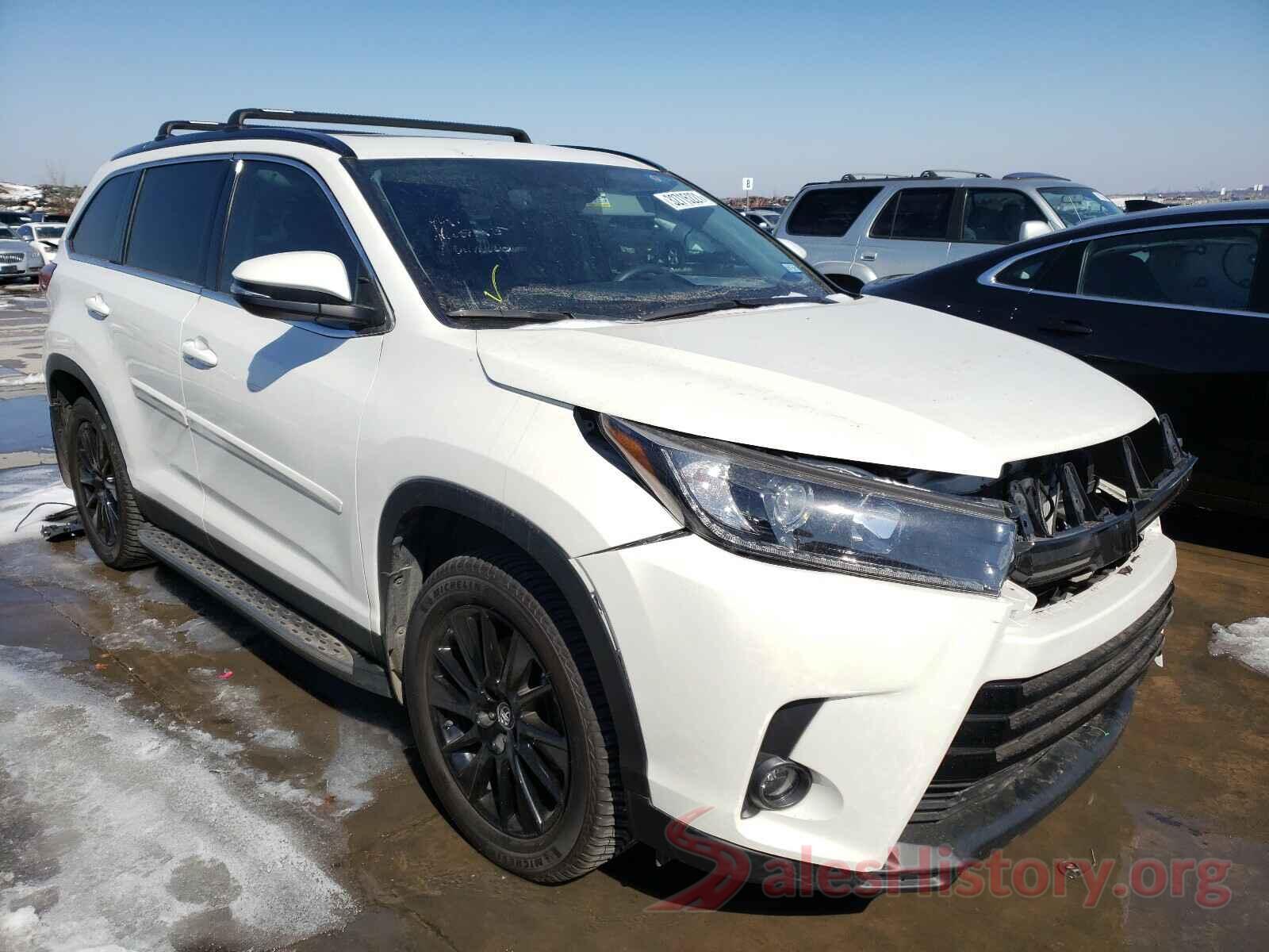 5TDKZRFH0KS568023 2019 TOYOTA HIGHLANDER