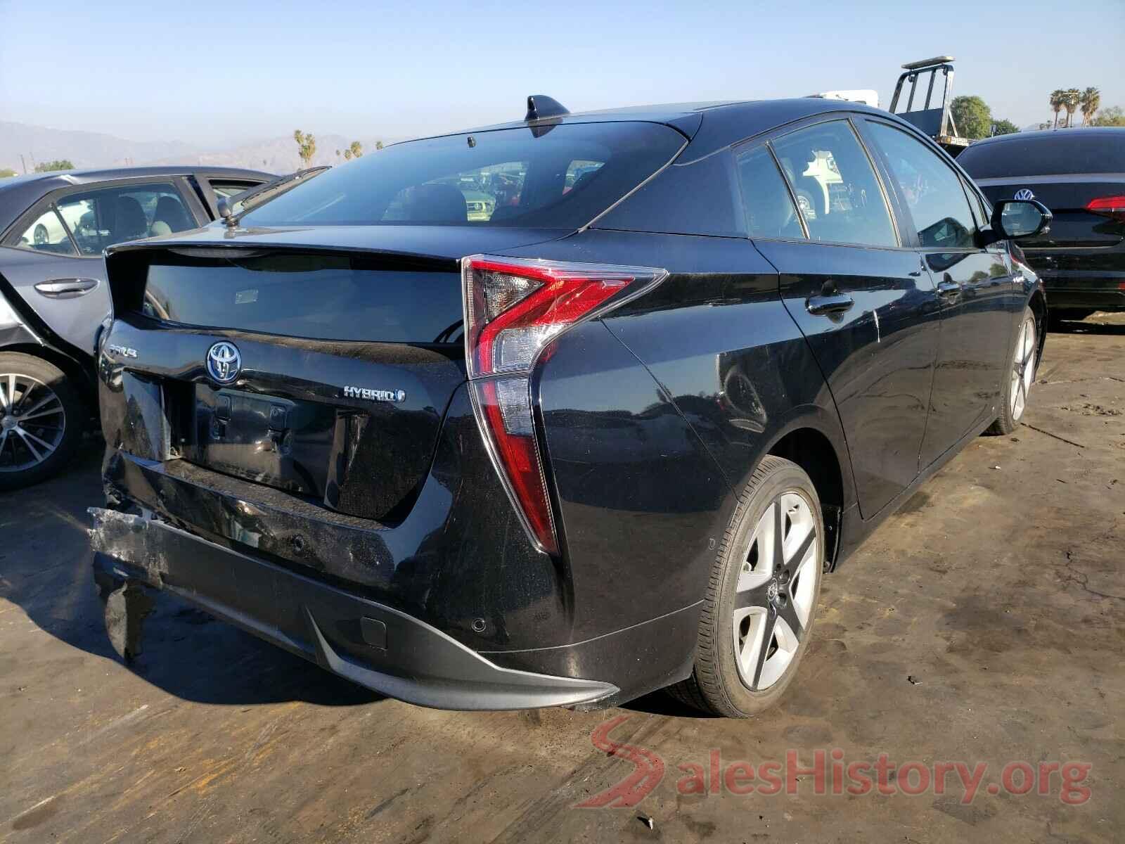 JTDKARFU9G3018395 2016 TOYOTA PRIUS