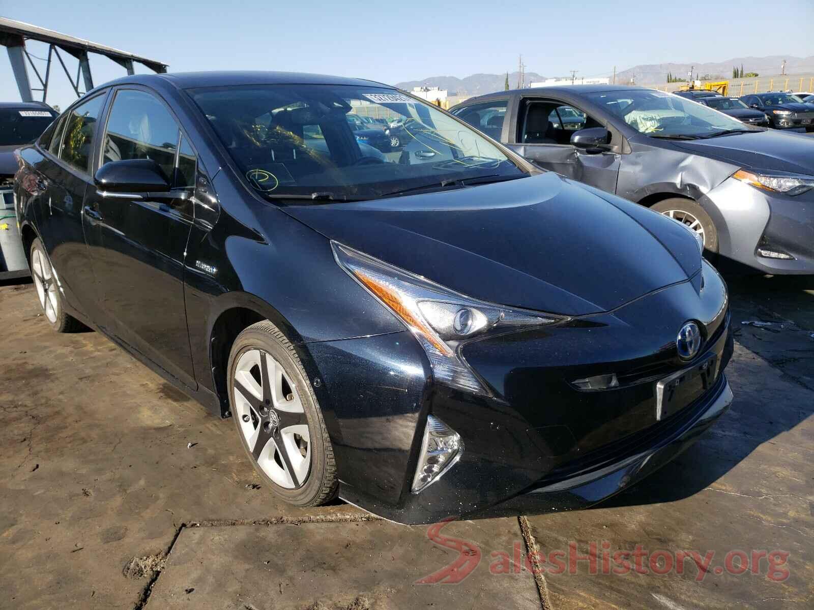 JTDKARFU9G3018395 2016 TOYOTA PRIUS