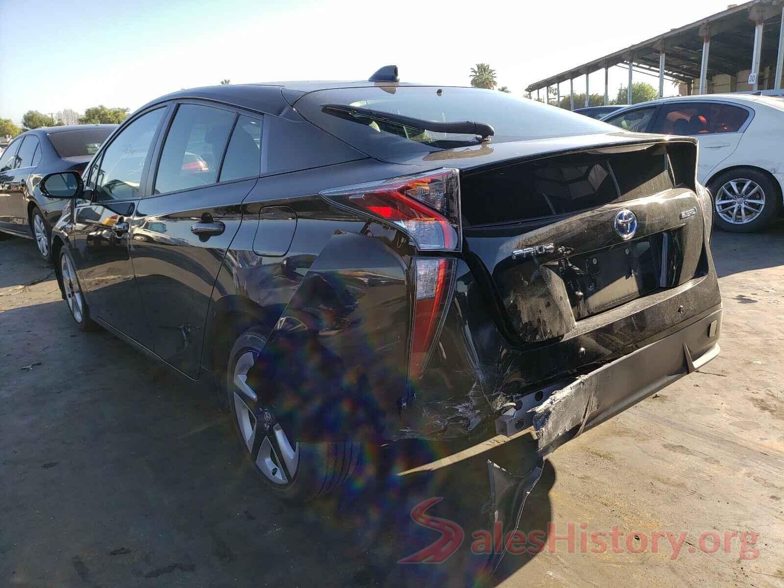 JTDKARFU9G3018395 2016 TOYOTA PRIUS