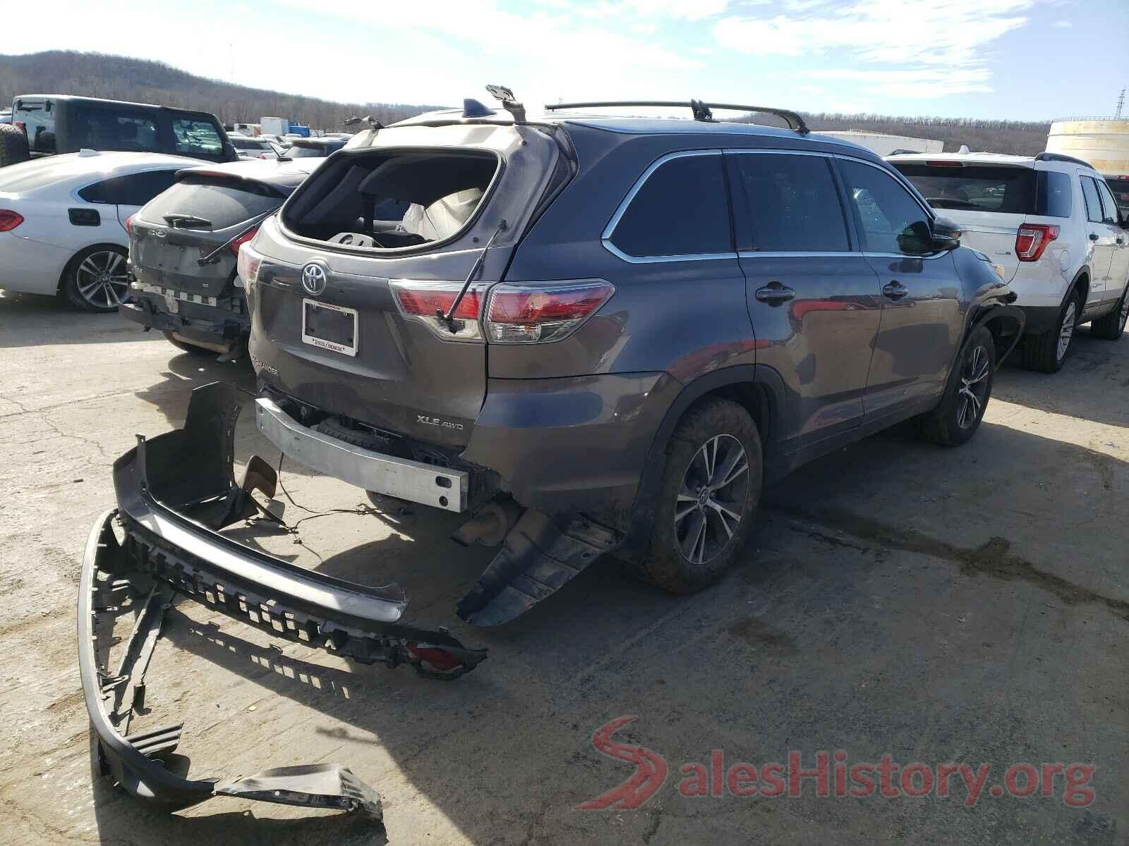 5TDJKRFH8GS352007 2016 TOYOTA HIGHLANDER