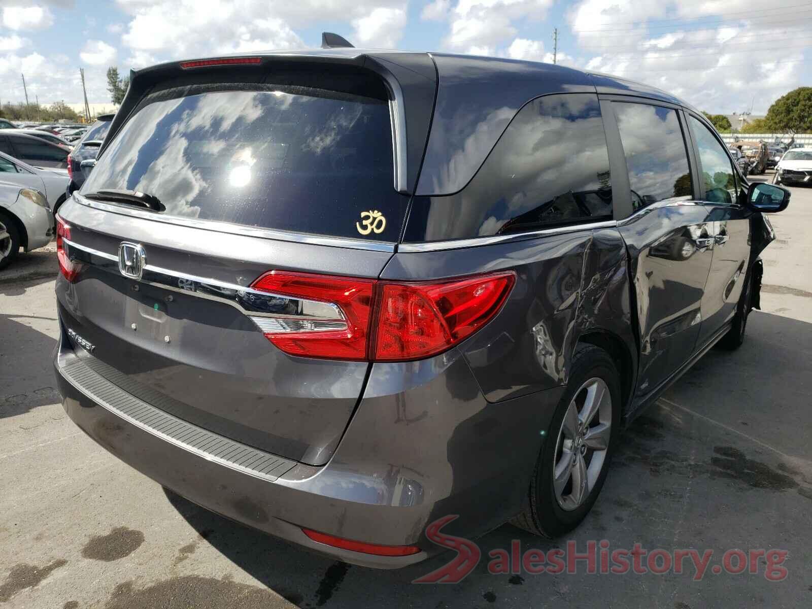 5FNRL6H70KB012866 2019 HONDA ODYSSEY