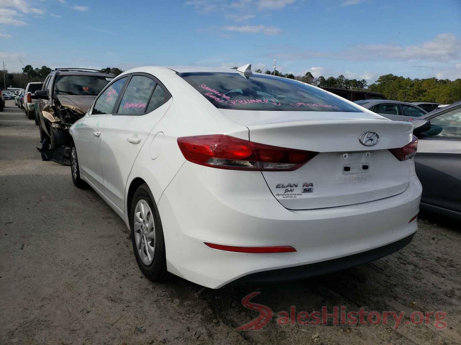 5NPD74LFXHH126840 2017 HYUNDAI ELANTRA