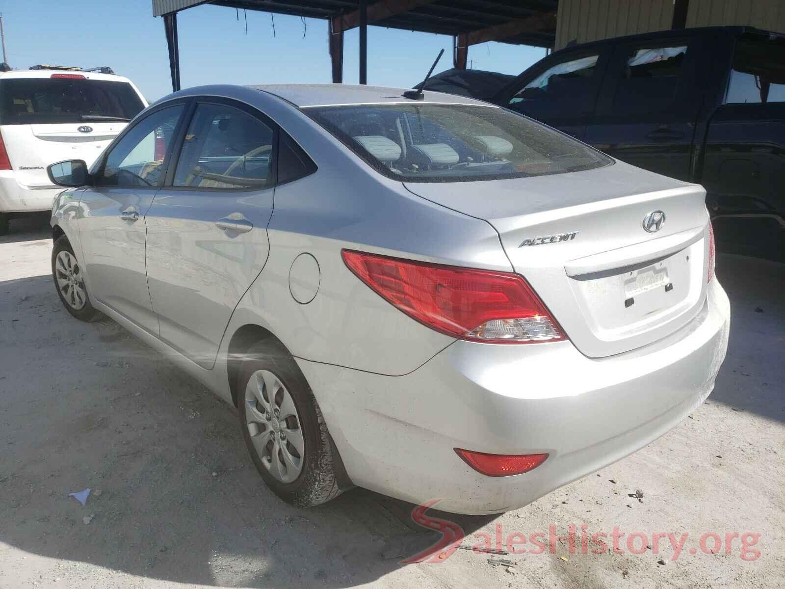 KMHCT4AE1GU017507 2016 HYUNDAI ACCENT