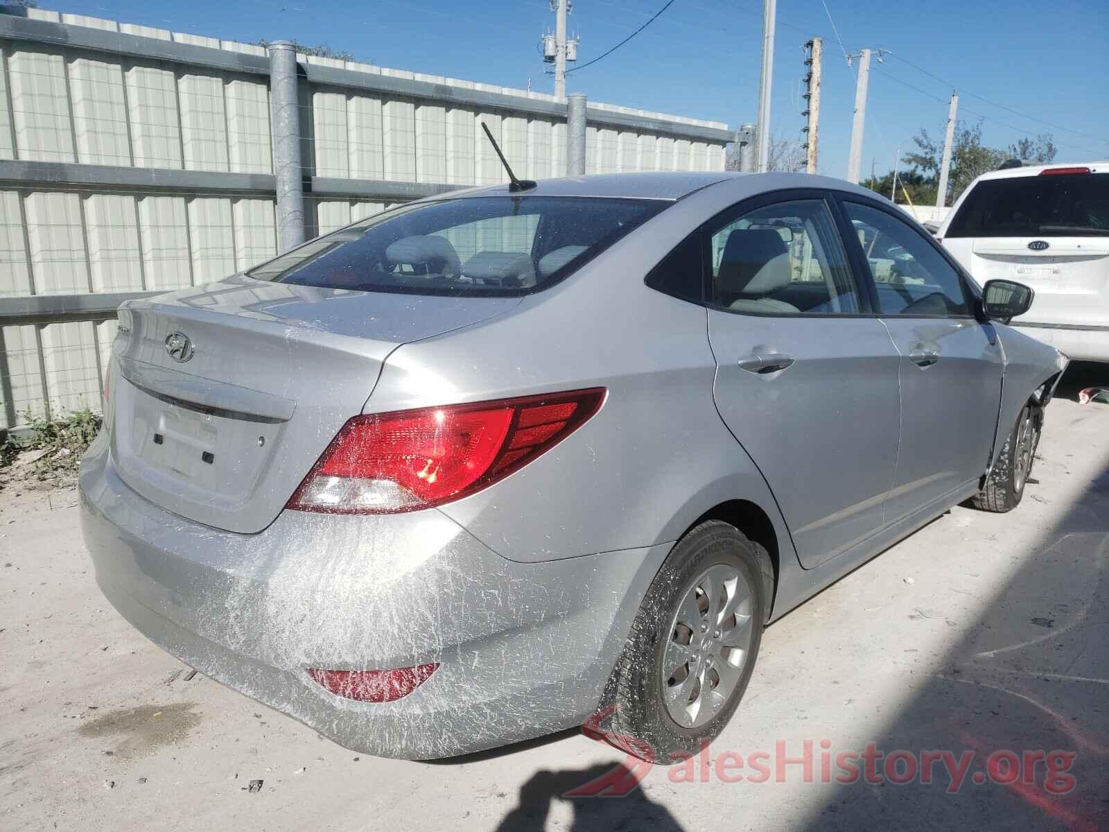 KMHCT4AE1GU017507 2016 HYUNDAI ACCENT