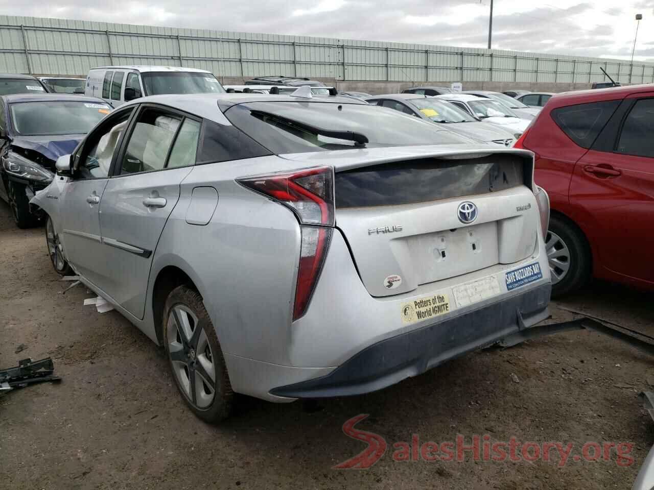 JTDKARFU9G3021104 2016 TOYOTA PRIUS