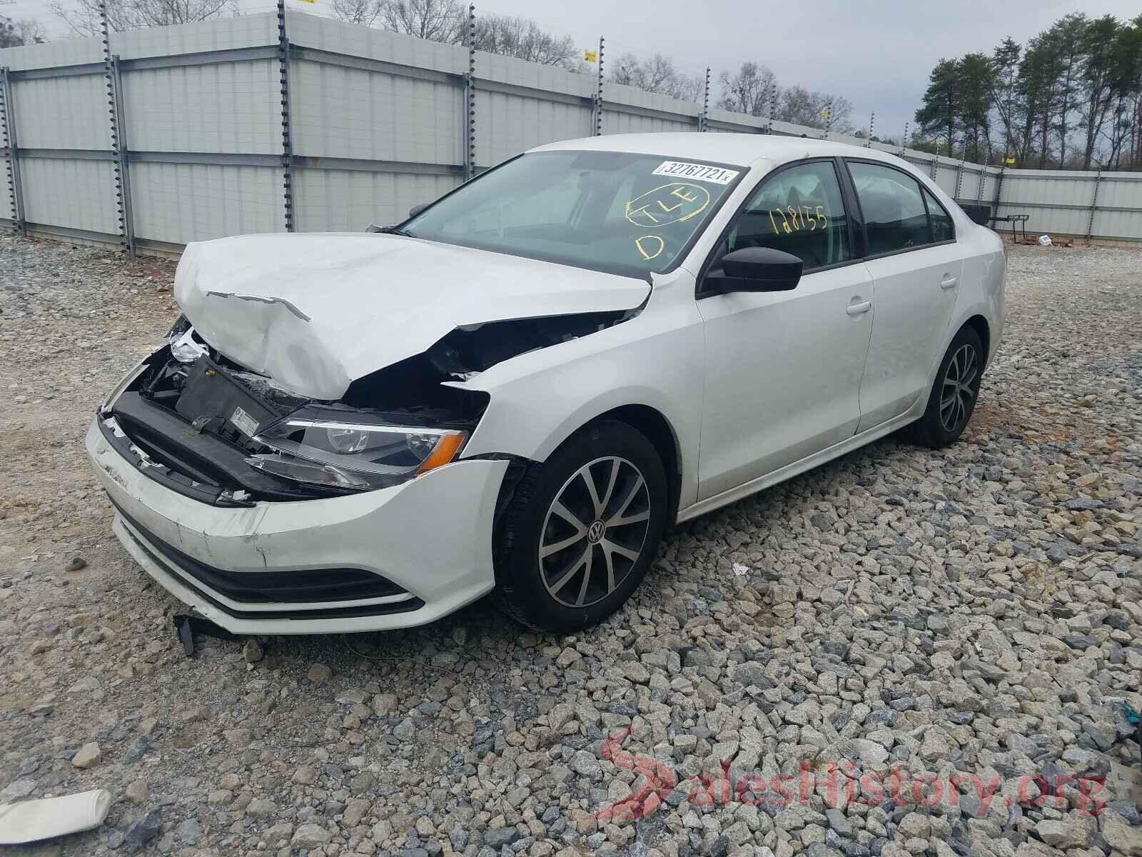 3VWD67AJ7GM261422 2016 VOLKSWAGEN JETTA