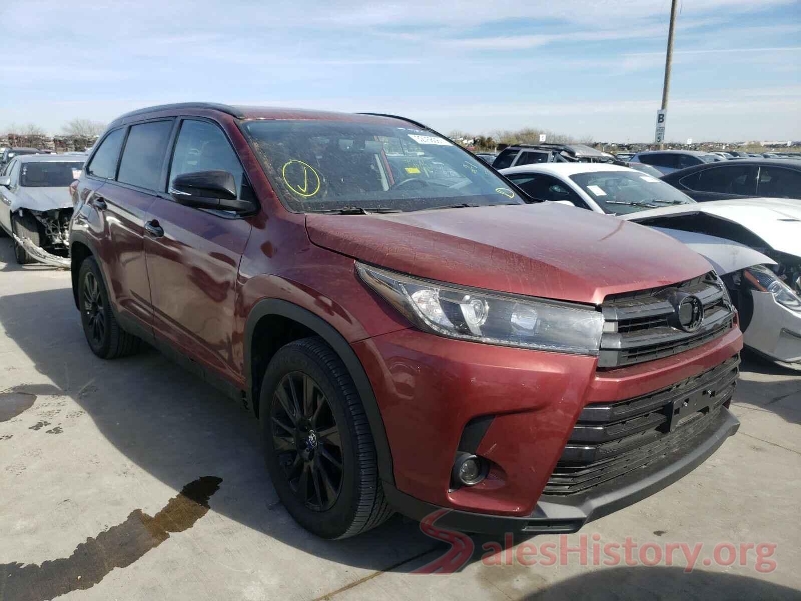 5TDJZRFH3KS960781 2019 TOYOTA HIGHLANDER