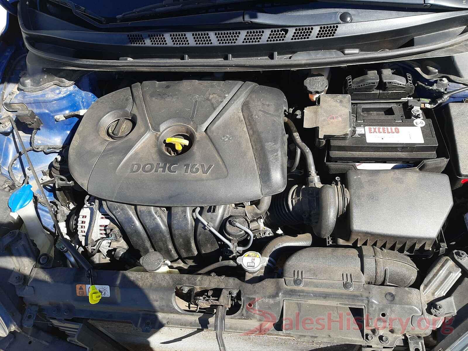 5NPDH4AE8GH677001 2016 HYUNDAI ELANTRA