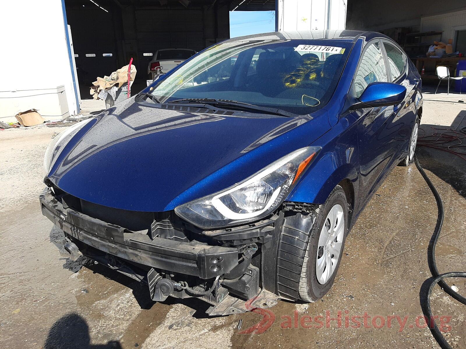 5NPDH4AE8GH677001 2016 HYUNDAI ELANTRA