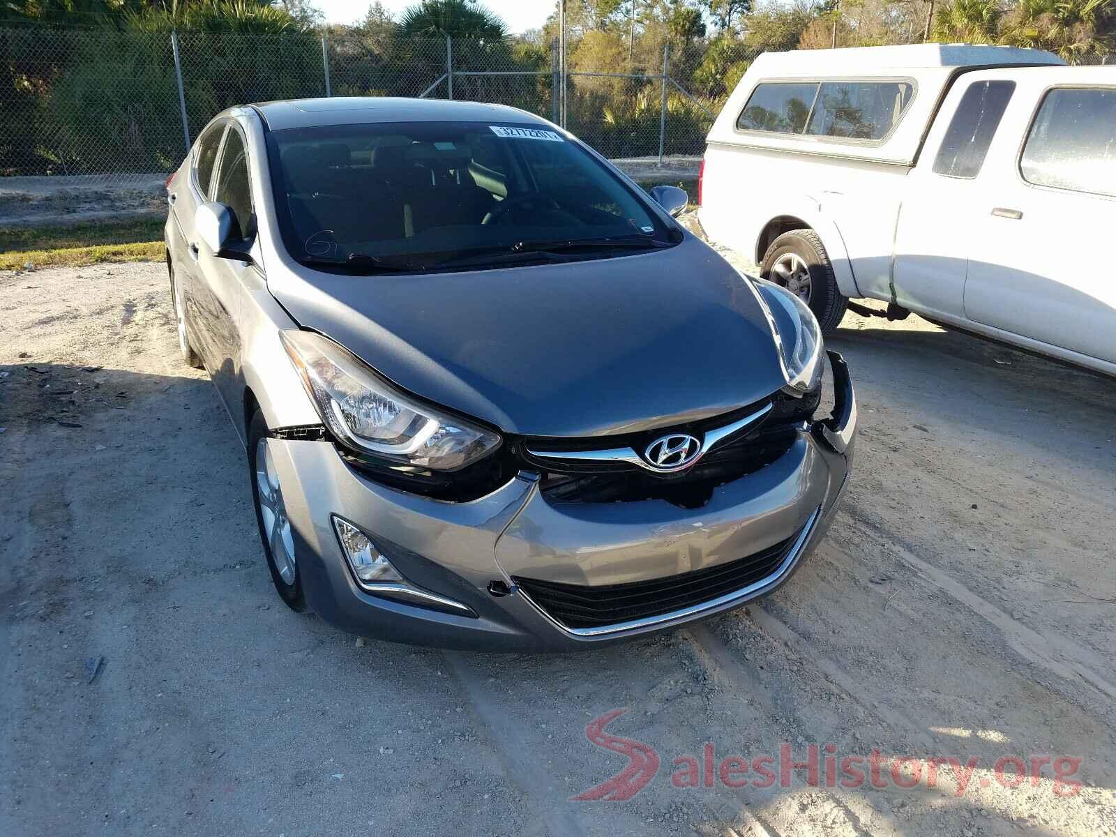 KMHDH4AE6GU583006 2016 HYUNDAI ELANTRA