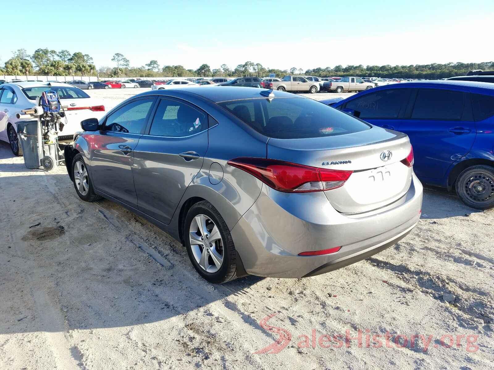 KMHDH4AE6GU583006 2016 HYUNDAI ELANTRA