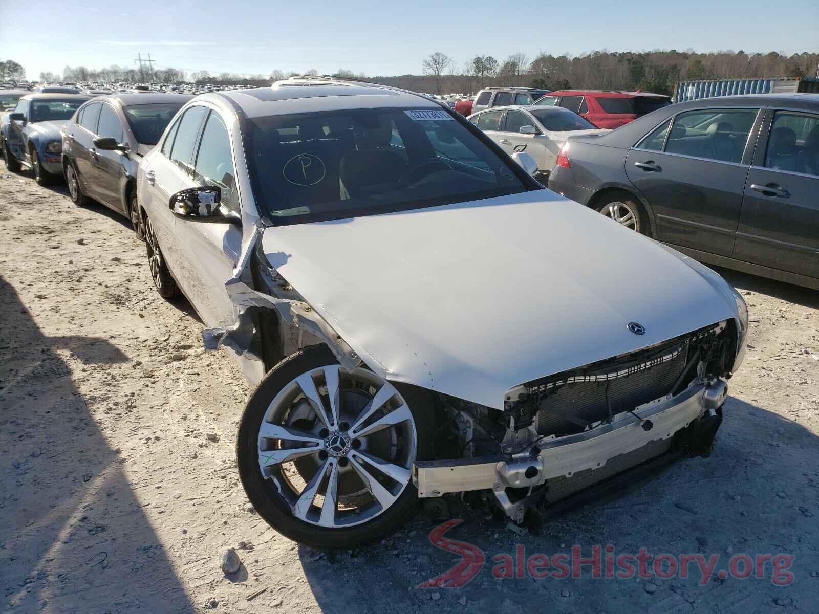 55SWF8DB6KU286488 2019 MERCEDES-BENZ C CLASS