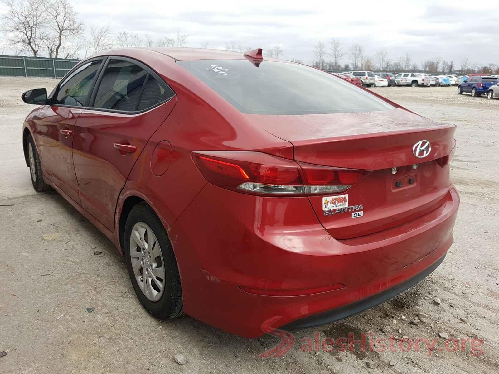 5NPD74LF8HH150053 2017 HYUNDAI ELANTRA