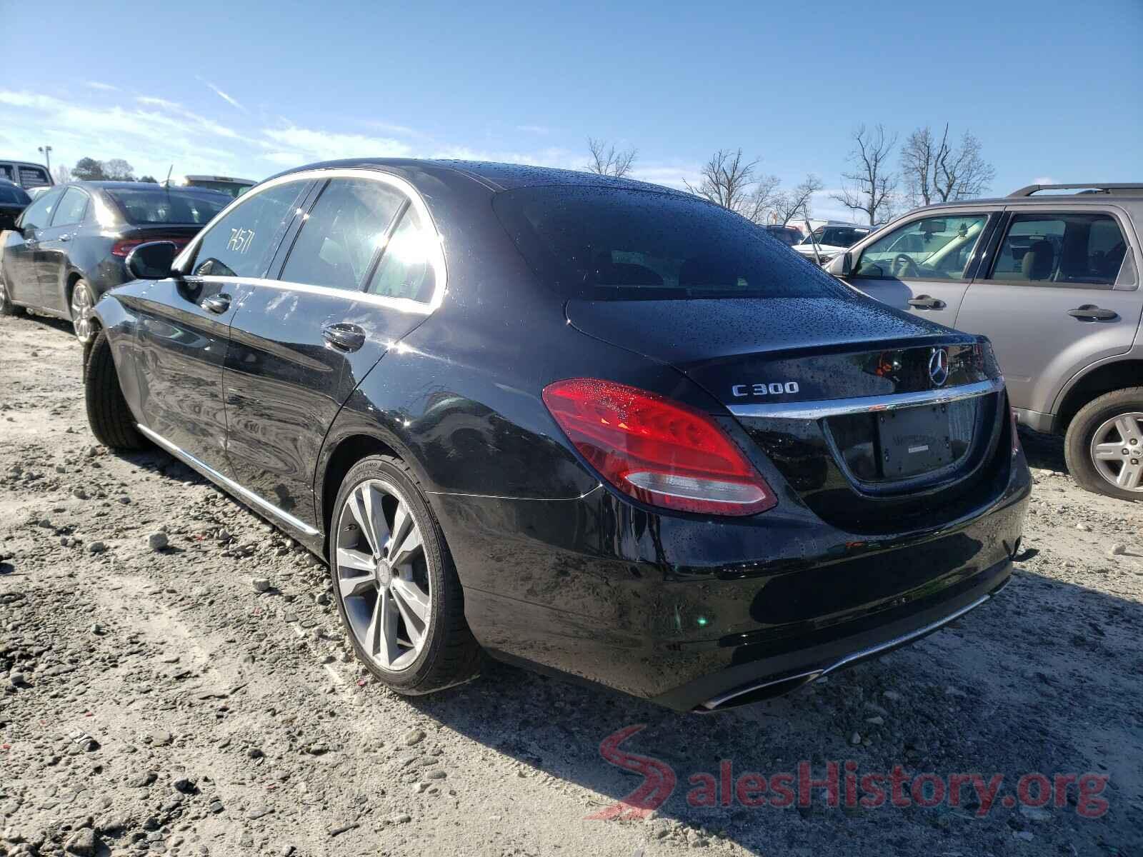 WDDWF4JBXHR253758 2017 MERCEDES-BENZ C CLASS