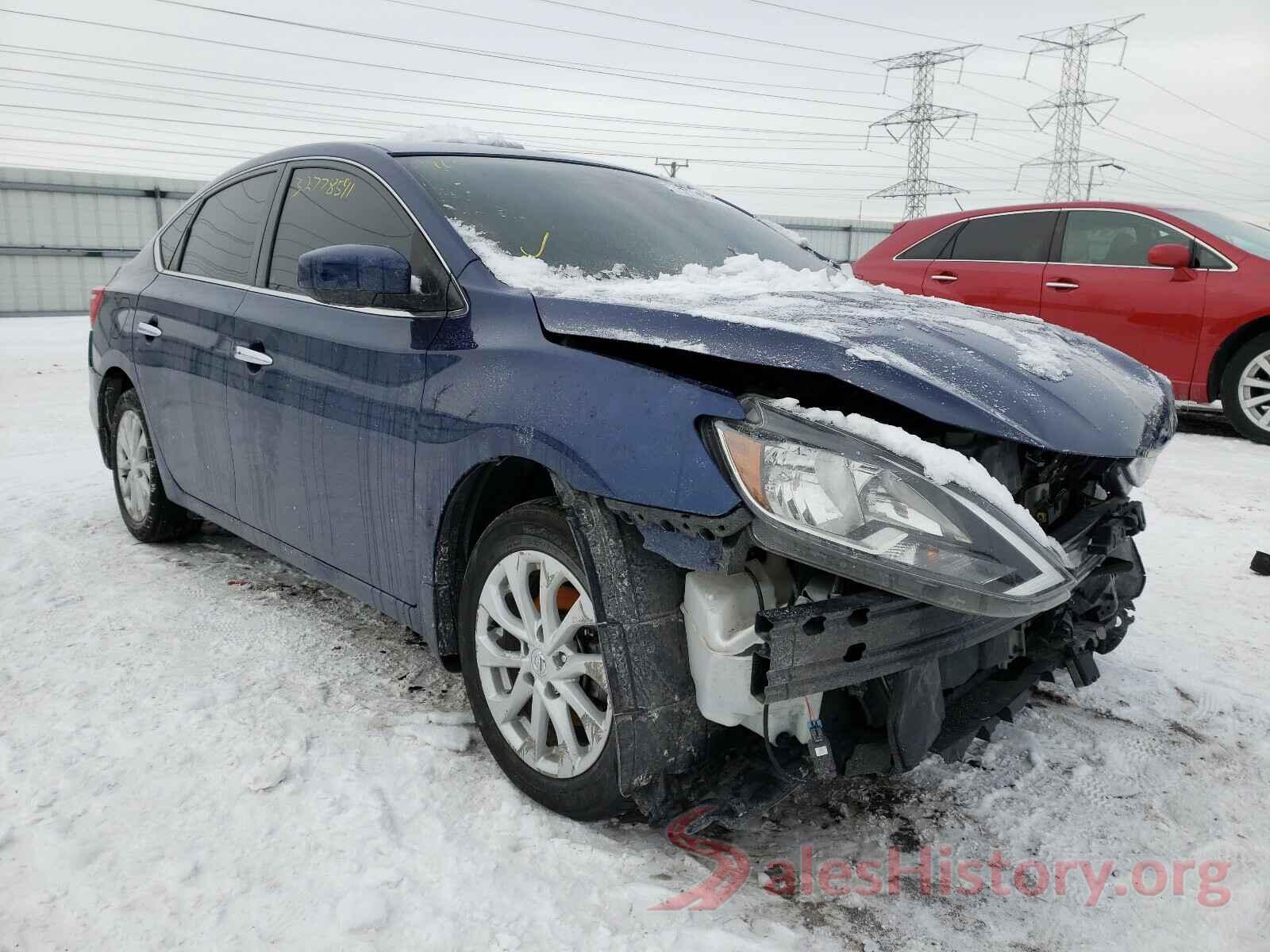 3N1AB7AP0KY243645 2019 NISSAN SENTRA